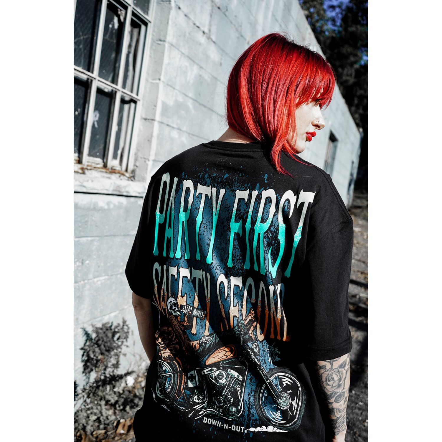 Down-n-Out Safety Second t-shirt