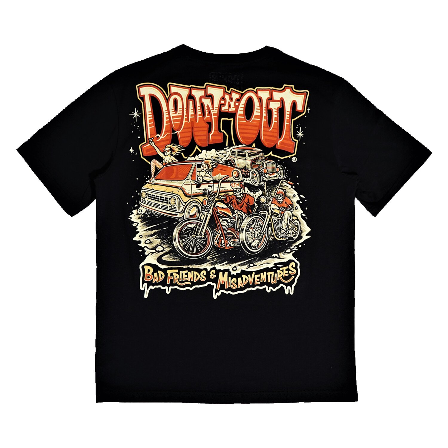 Down-n-Out DNO 4 Life t-shirt