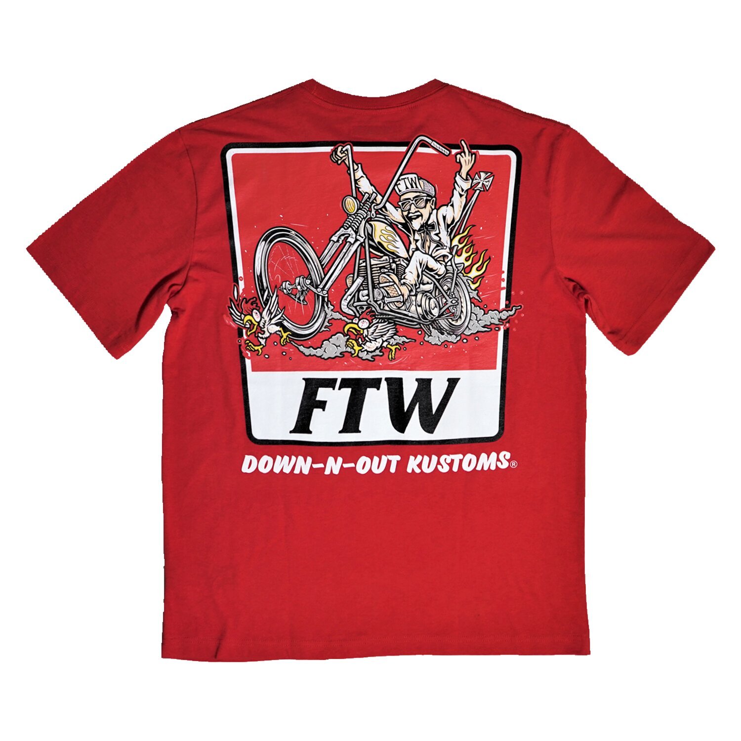 Down-n-Out Gettin Fried t-shirt