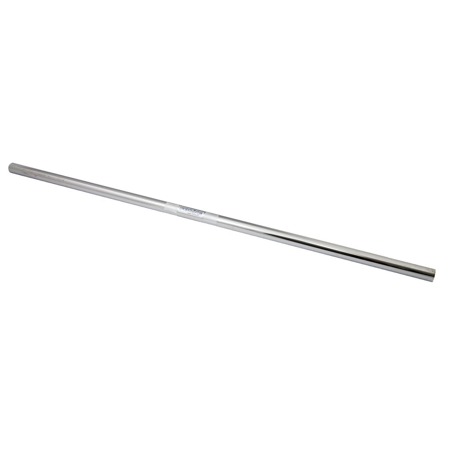 Fehling, 1" Drag bar 98cm wide. Straight, Silver, Chrome