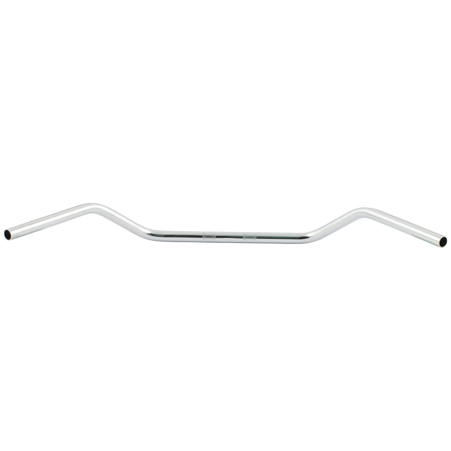 Fehling 1" Flat track bar, Silver, Chrome