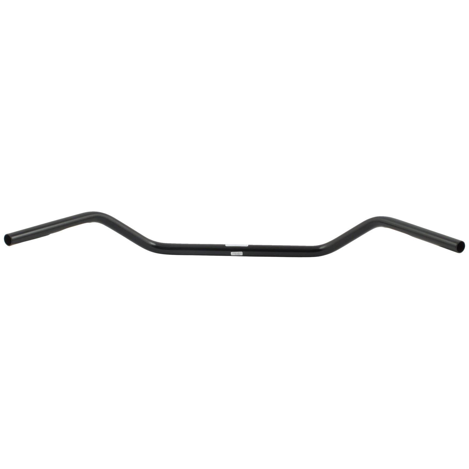 Fehling, 1" Flat track bar, Black, Powder Coated