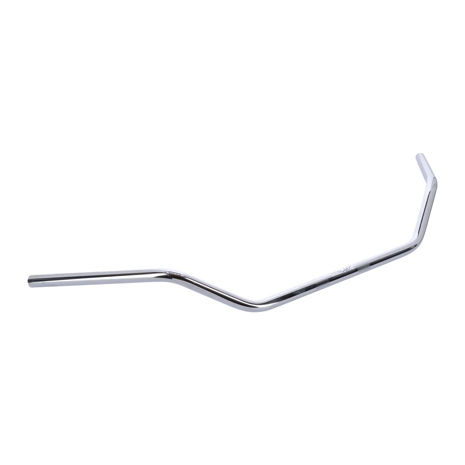 Fehling, 7/8" (22mm) Flat Track bar, Silver, Chrome
