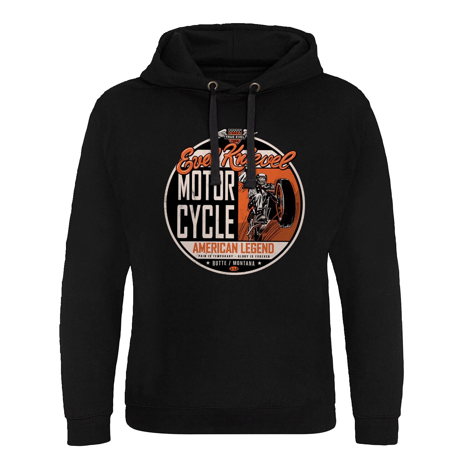 Evel Knievel American Legend Epic hoodie, Black, S