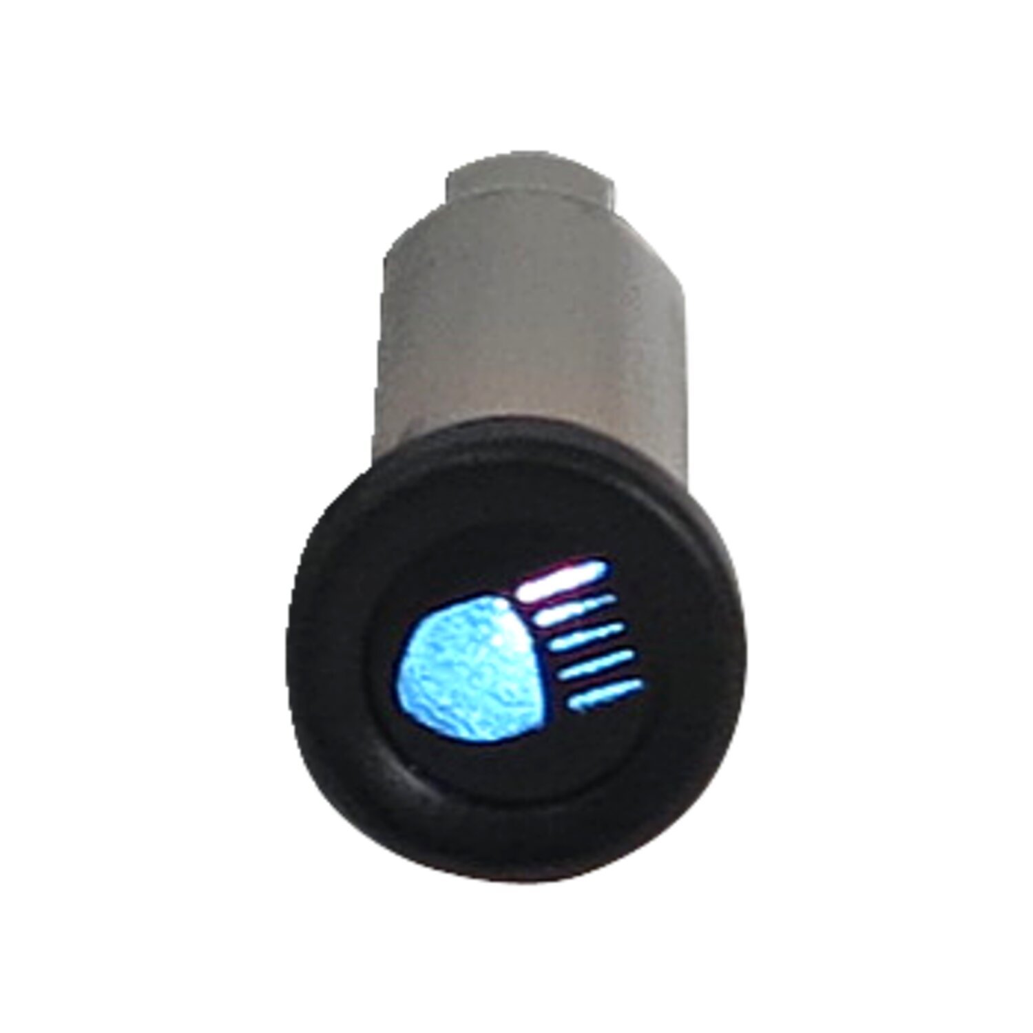 3/8 indicator light. Blue, with 'high beam' symbol