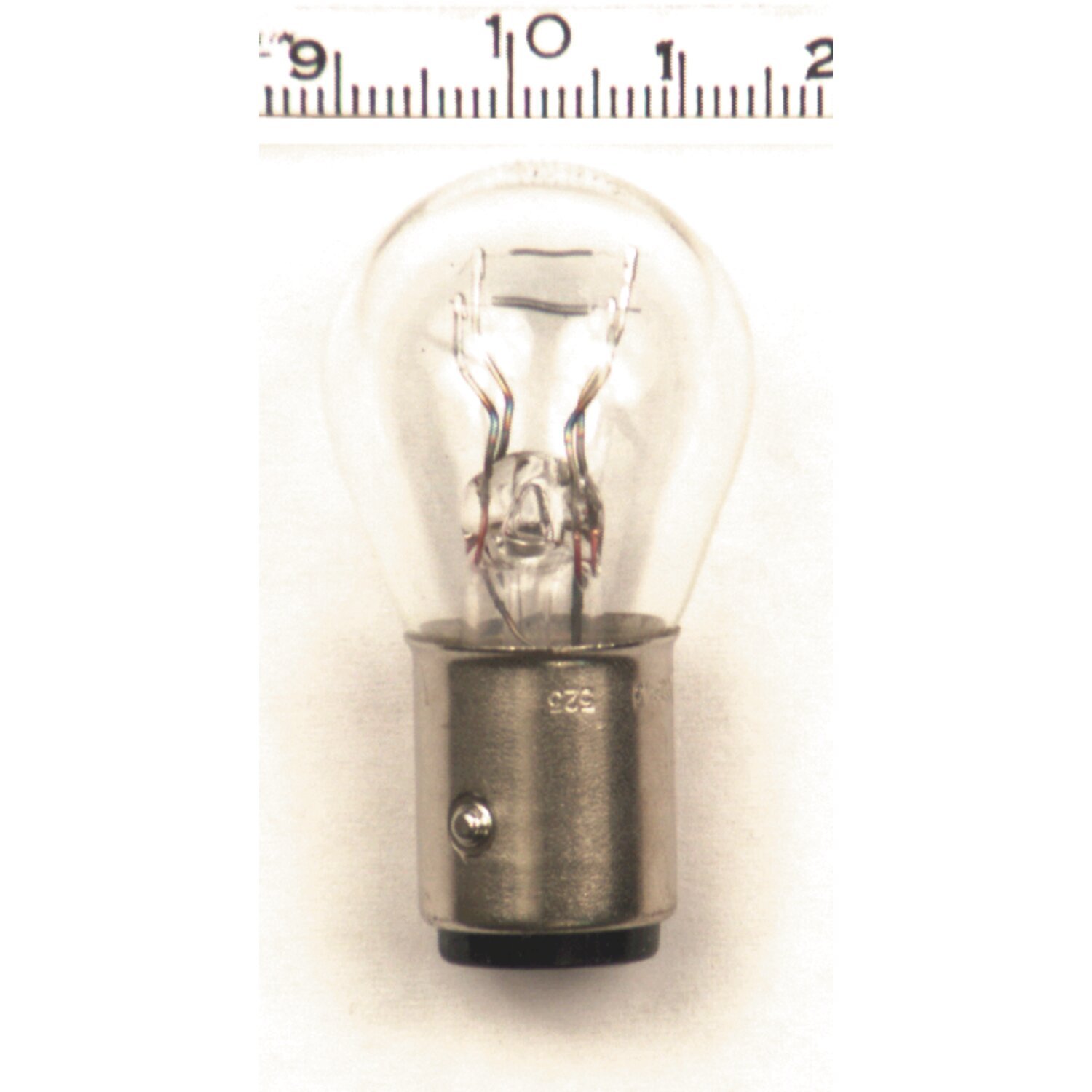Stop/taillight bulb. 6-volt. Clear glass