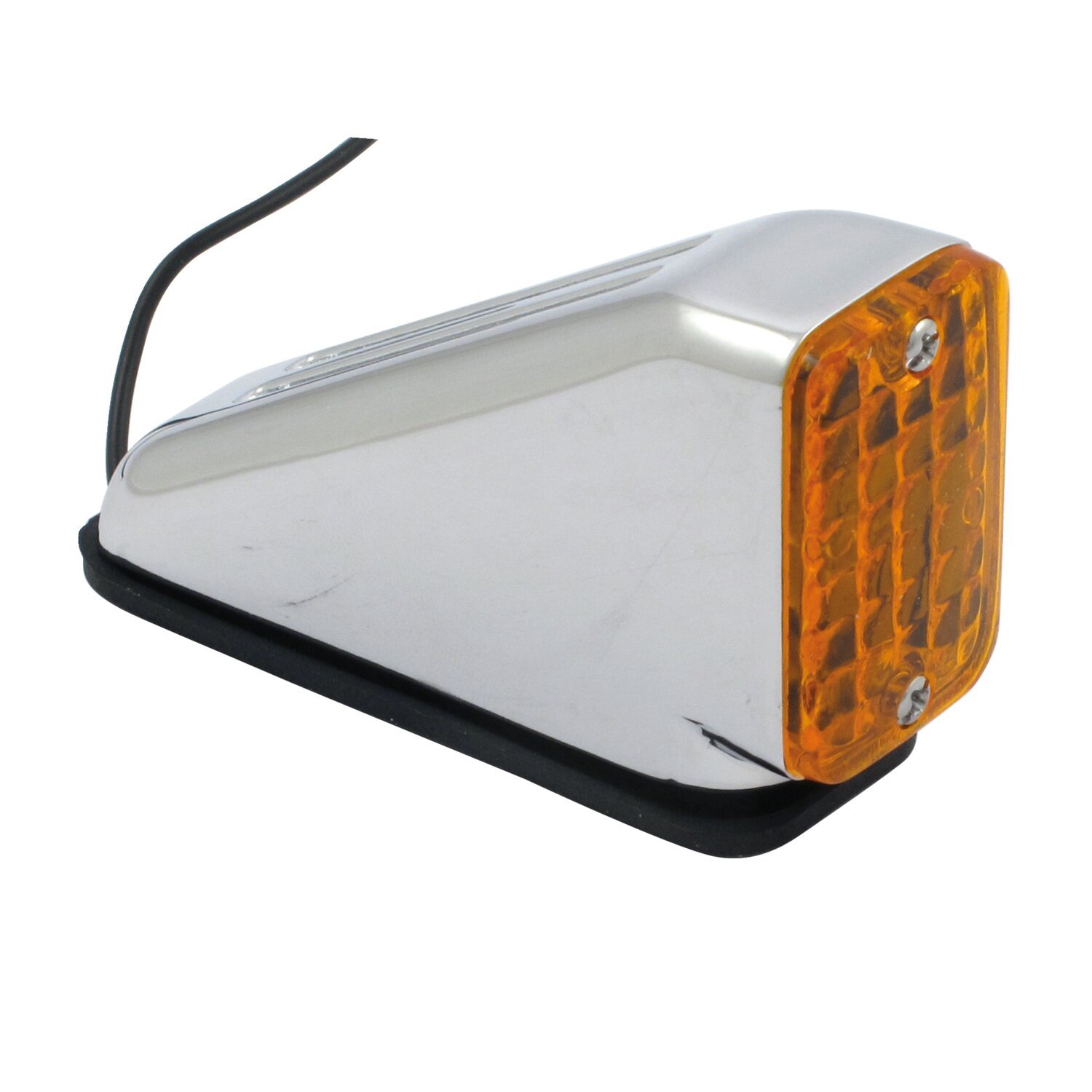 Wedge, marker light. Amber lens, Orange
