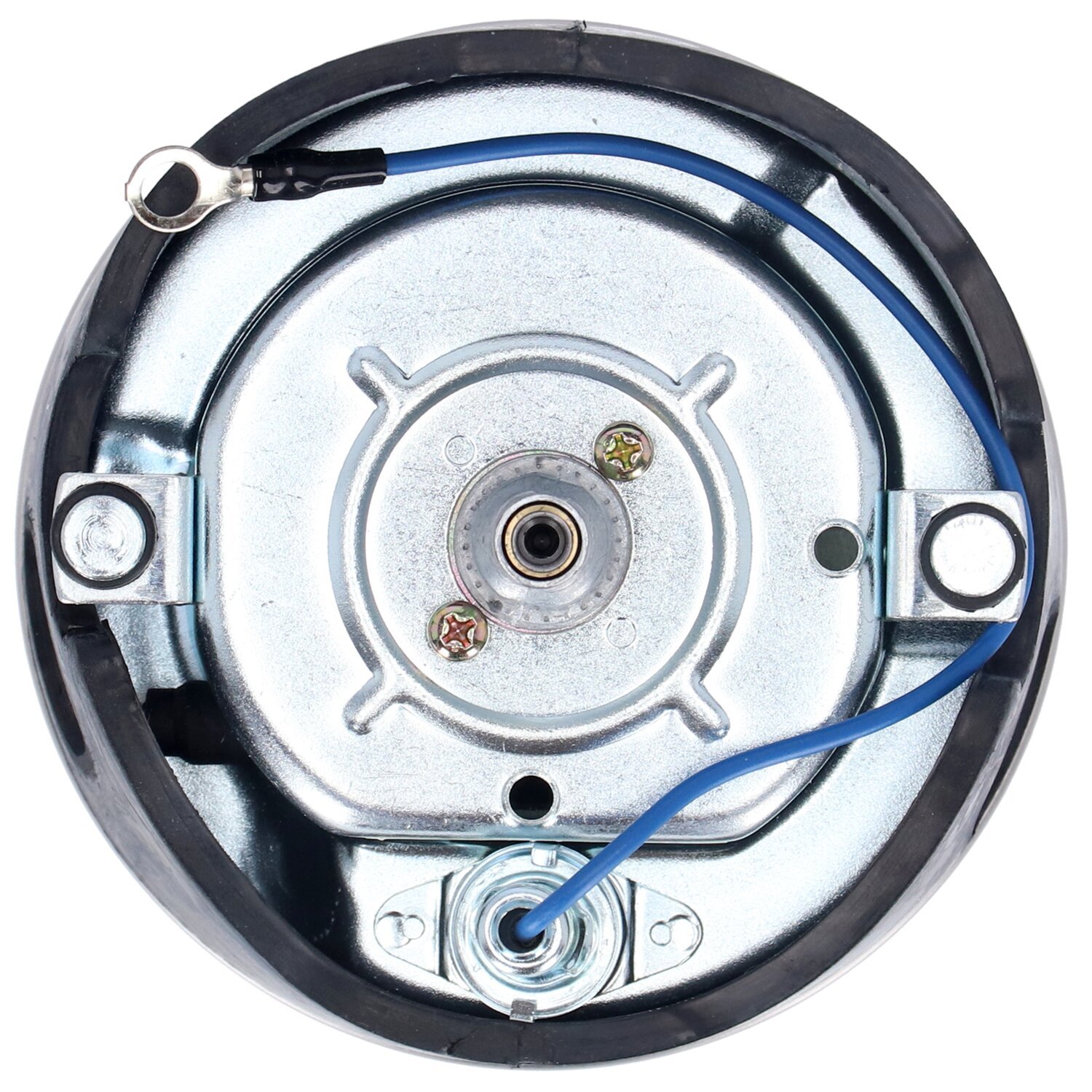 FL speedometer, '46-47 face', silver/black. 2.24:1 mph, Polished