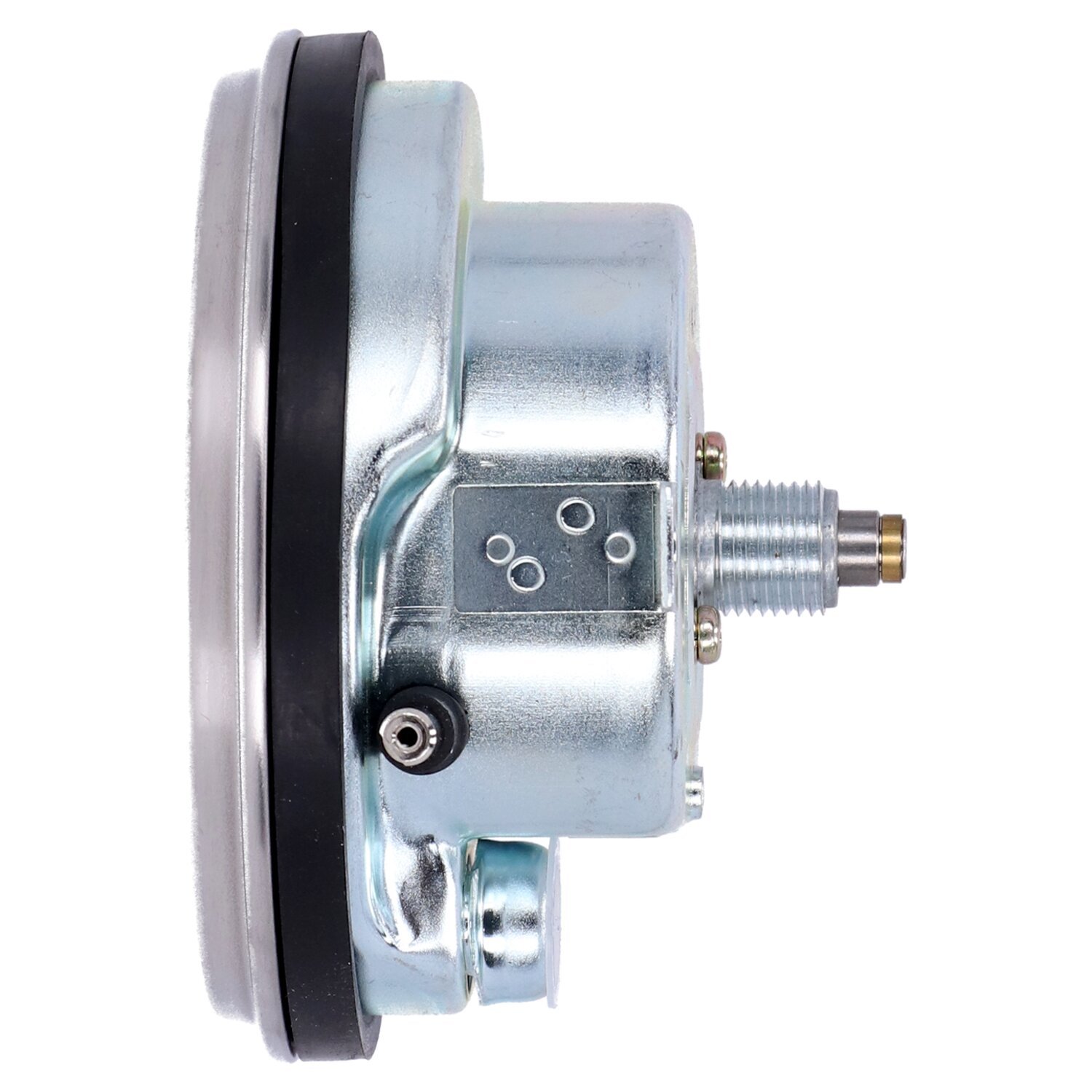 FL speedometer, '48-61 face', green. 1:1 kmh, Polished