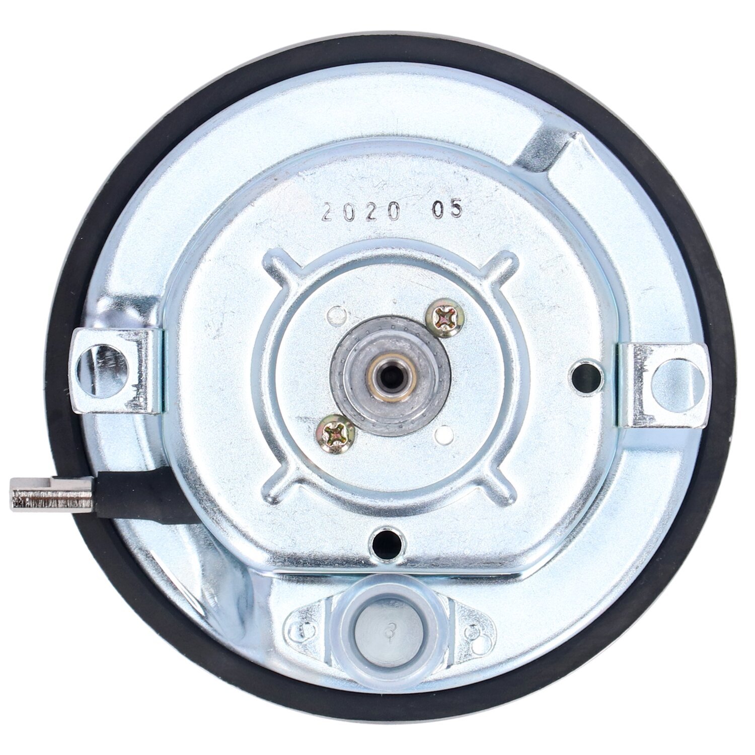 FL speedometer, '41-45 face', silver/black. 1:1 kmh, Polished