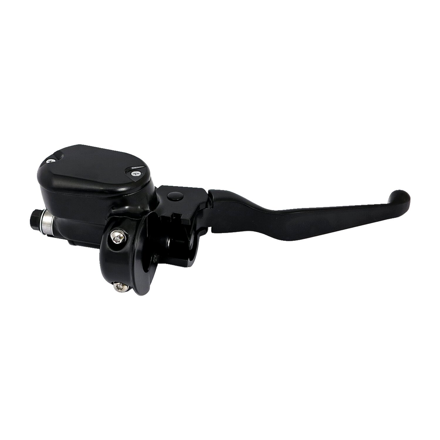Handlebar master cylinder assembly, 1/2" bore, Chrome