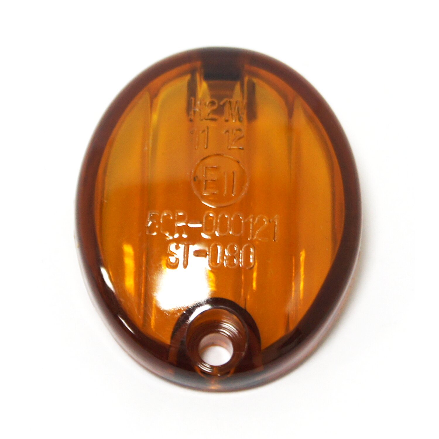 Micro flash, replacement turn signal lens, dark Orange