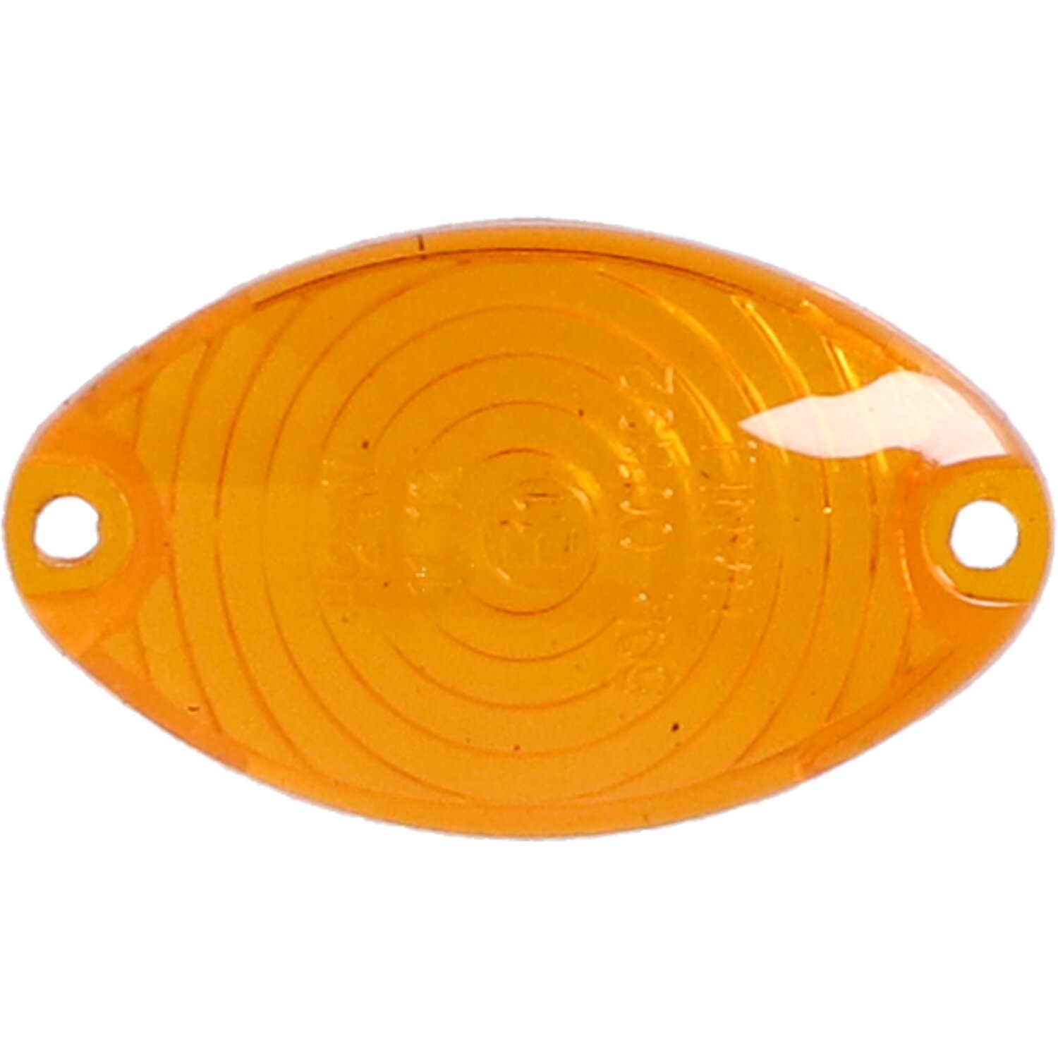 Replacement turn signal lens, cateye, amber