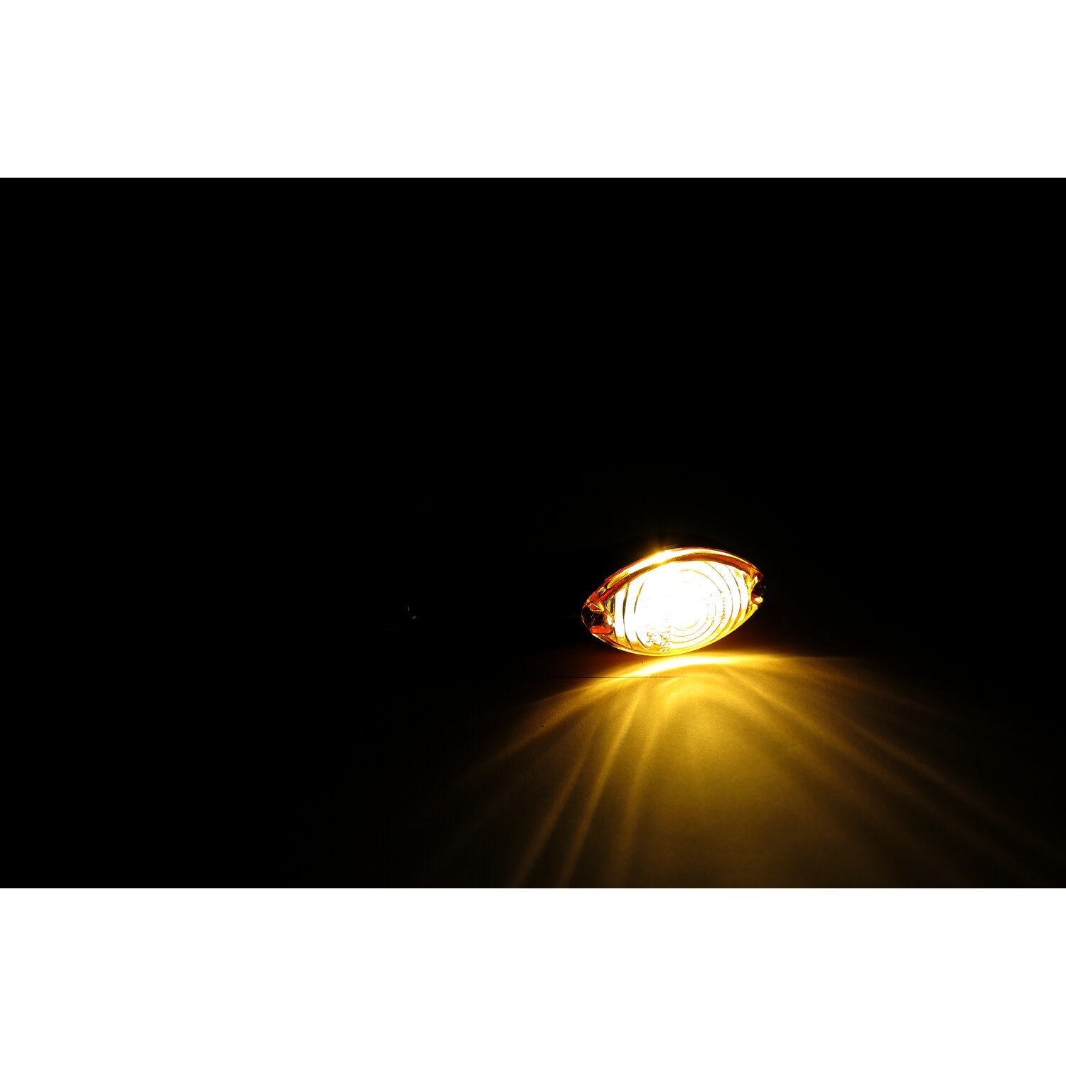 Cateye mini turn signals 40mm stem, black with amber lens