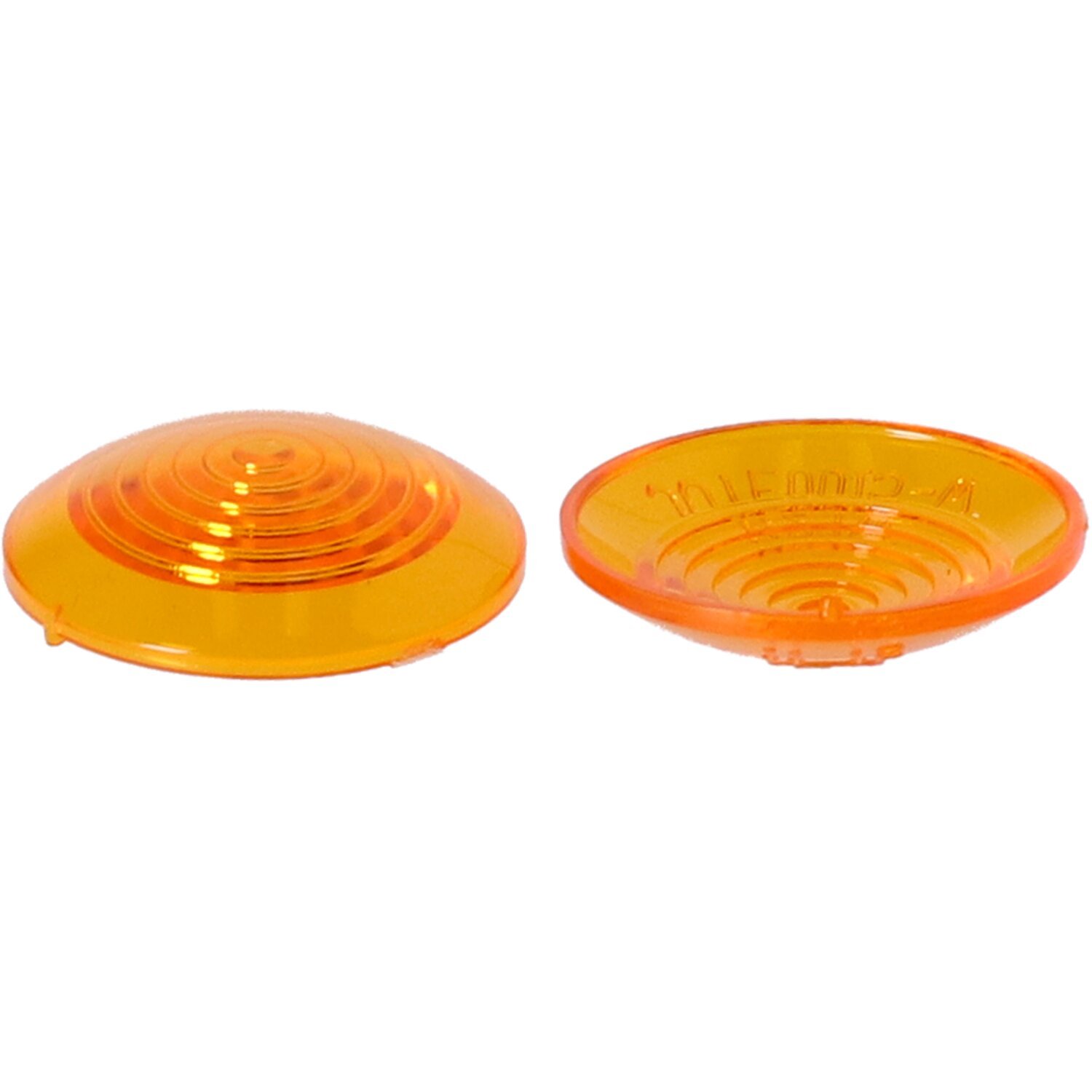 Replacement lens Mini Bulls-Eye turn signal, amber