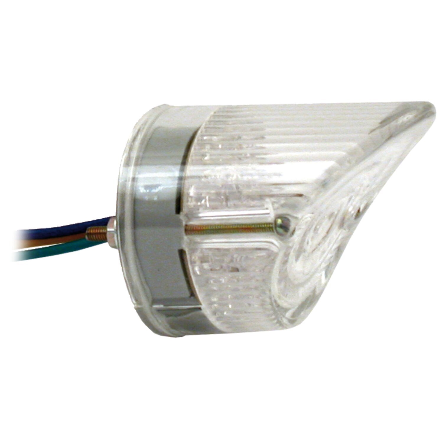 Sharknose LED taillight. Clear lens, White