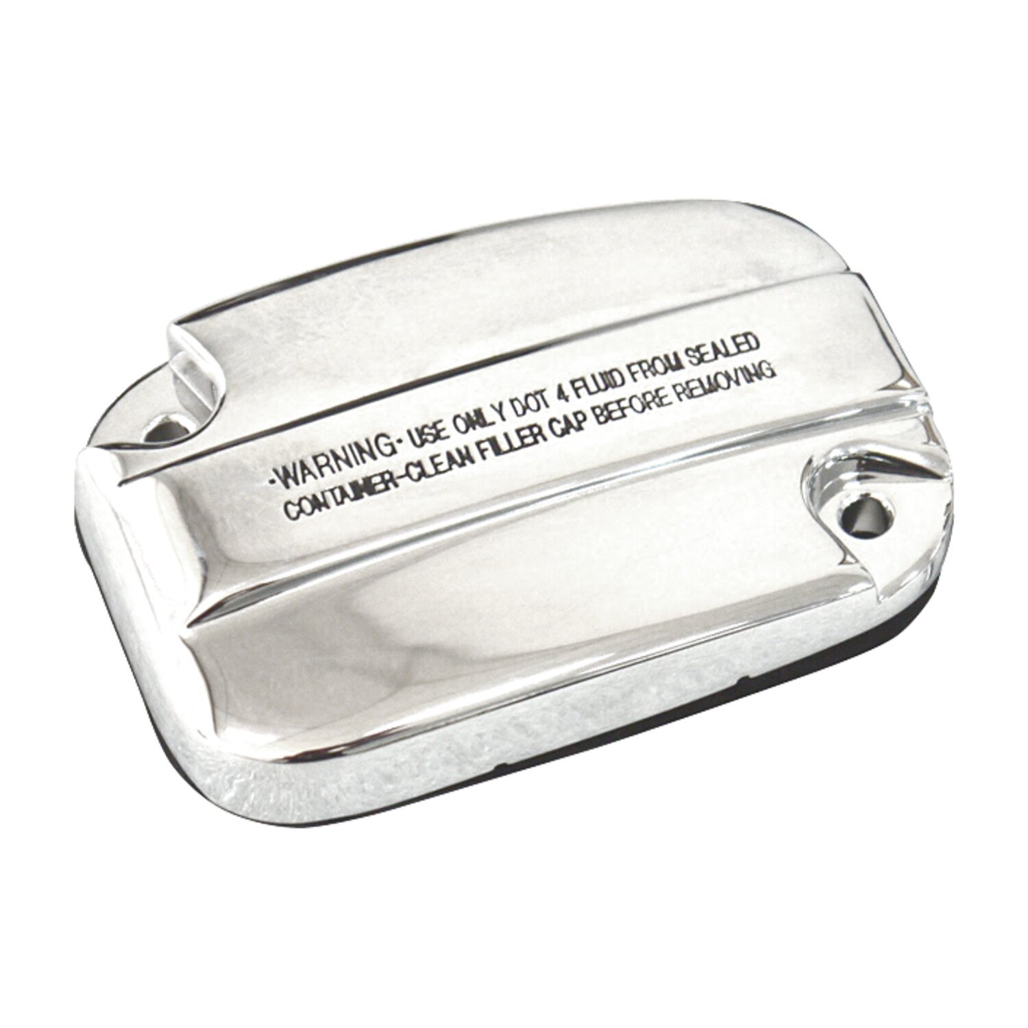 Handlebar master cylinder cover kit, clutch, Chrome