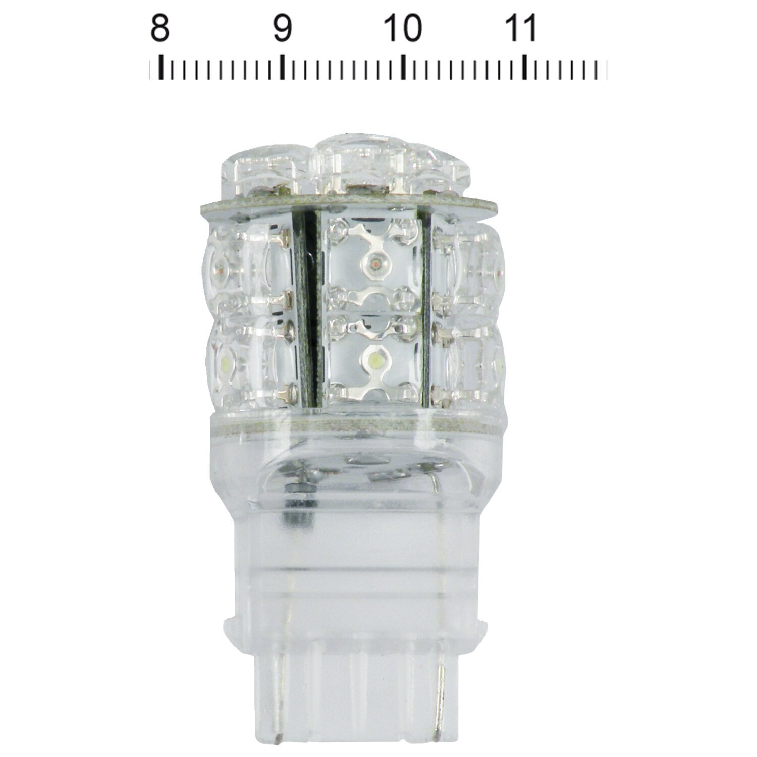 Superflux #194 LED miniature bulb. White light, glass base