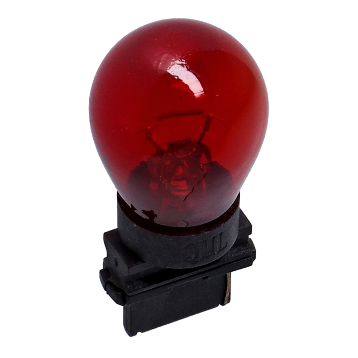 LED wedge turn signal bulb #3156 base. Red light