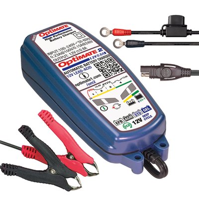 With EU wall plug. 4-step 12V 0.8A battery charger-maintainer. For Lead Acid, AGM & GEL 12V batteries from 3 to 96Ah. It senses the battery condition, recharges and then keeps the battery 100% ready. The automatic maintenance program provides what the battery needs, never overcharges, never undercharges.
- Charging Amps: 0.8A (constant current)
- Indoor / Outdoor (lowest temperature: -4°F / -20°C)
- Save: Low Volt Start of 2V
- For Lead Acid, AGM & GEL 12V batteries from 3 – 96Ah
- Input: Global (100-240V 50-60Hz), high efficiency (CEC listed), fully sealed
- Weatherproof case with wall mounts
- Incl. 6ft / 180cm AC supply lead and 6ft / 180cm charge lead ending in SAE connector. Weatherproof battery lead & standard battery clip set included
- No risk of overcharging
- Sparks suppressed
- Safe for vehicle electronics
- Safe for long-term battery maintenance
- Automatic shut-down if short-circuited or battery disconnected