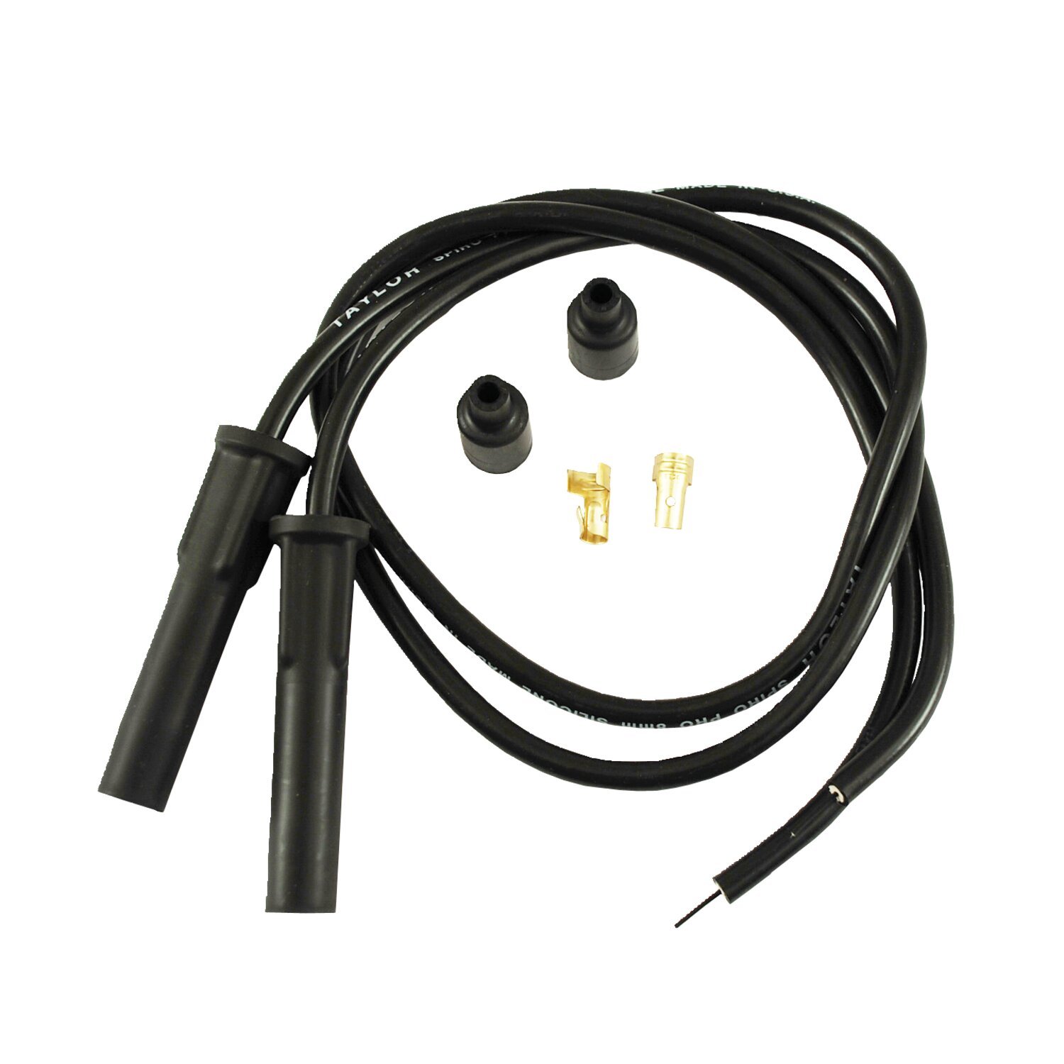 Taylor, 8mm Pro Comp univ. spark plug wire kit, Black