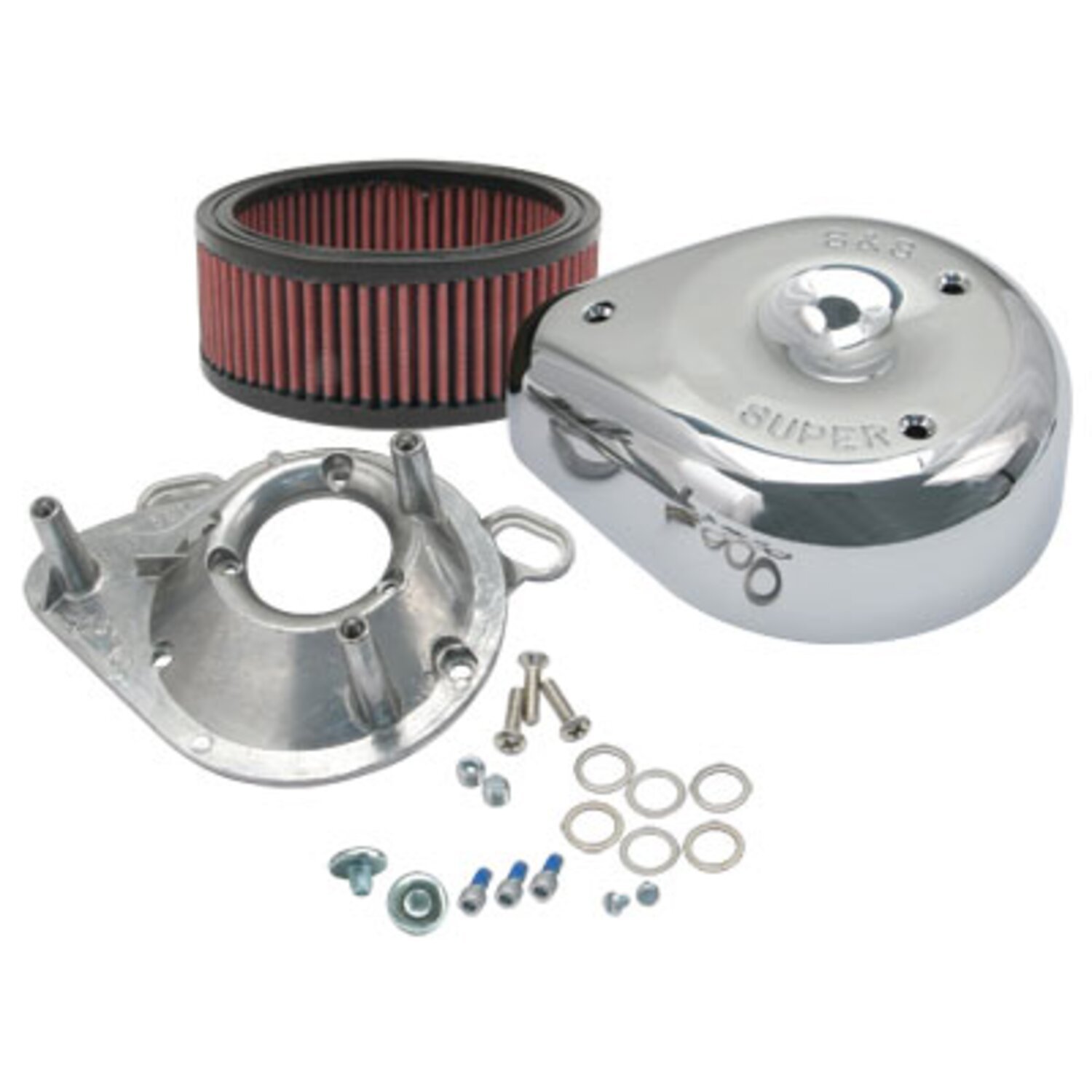 S&S, 52mm single bore fi aircleaner kit
