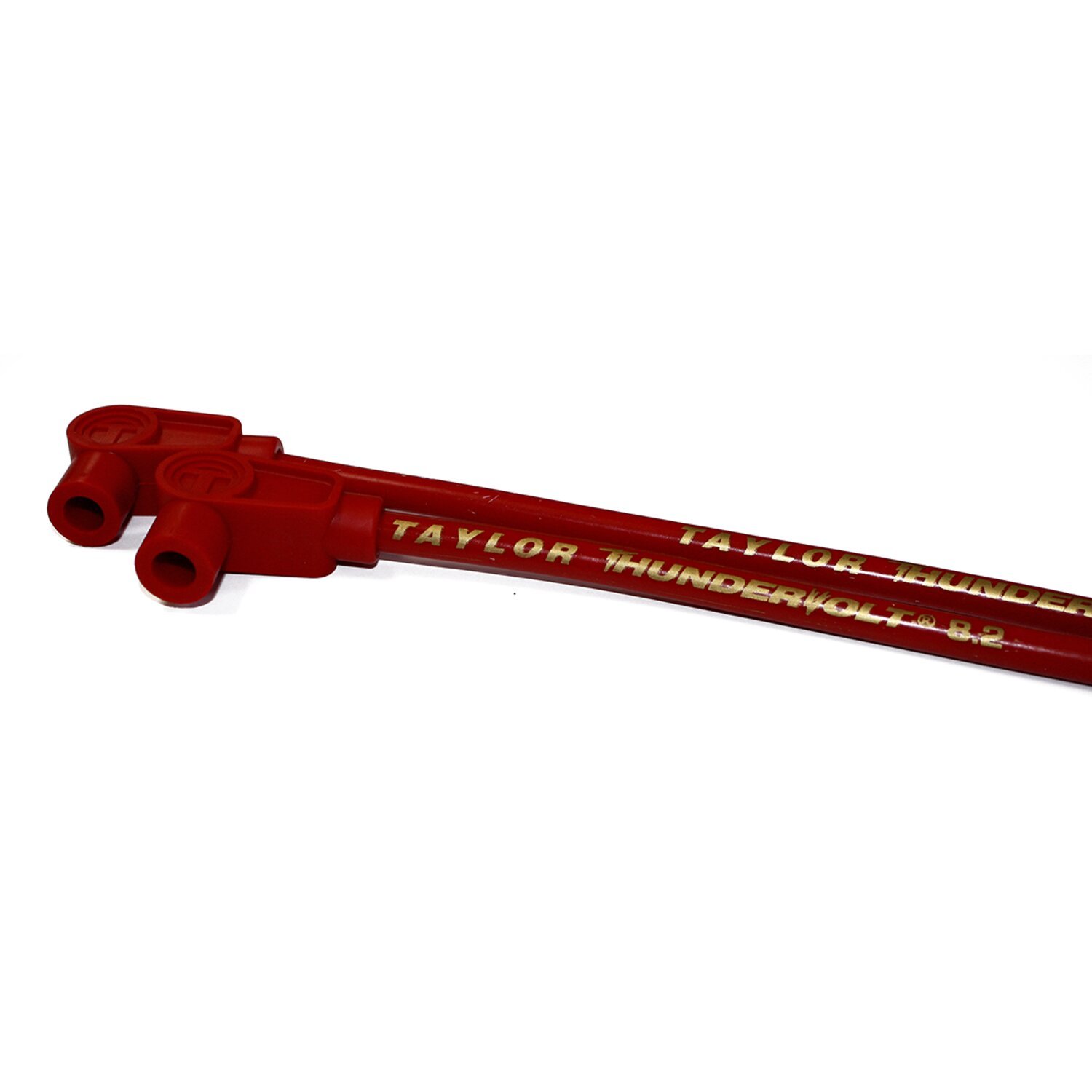 Red — Taylor, 8.2mm ThunderVolt spark plug wire set, Red