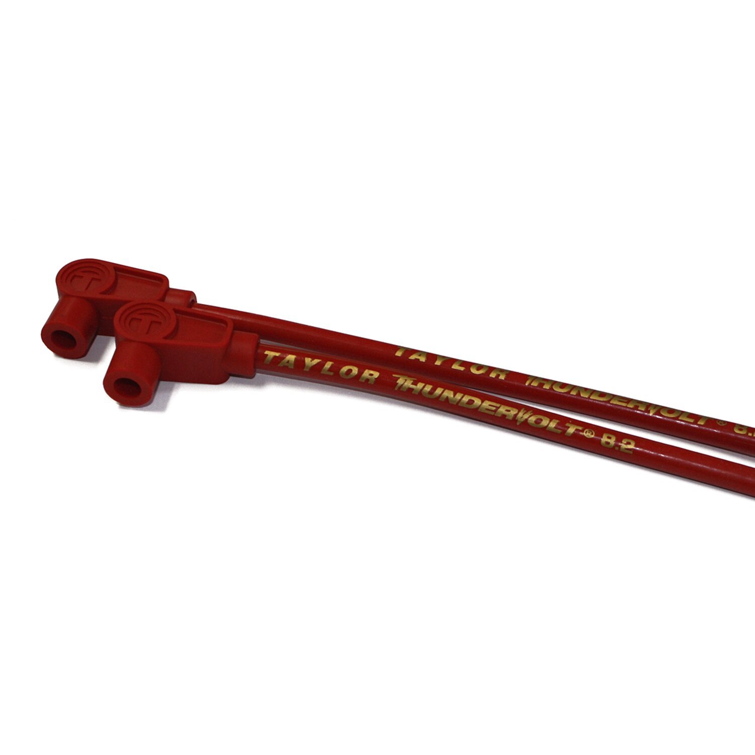 Red — Taylor, 8.2mm ThunderVolt spark plug wire set, Red