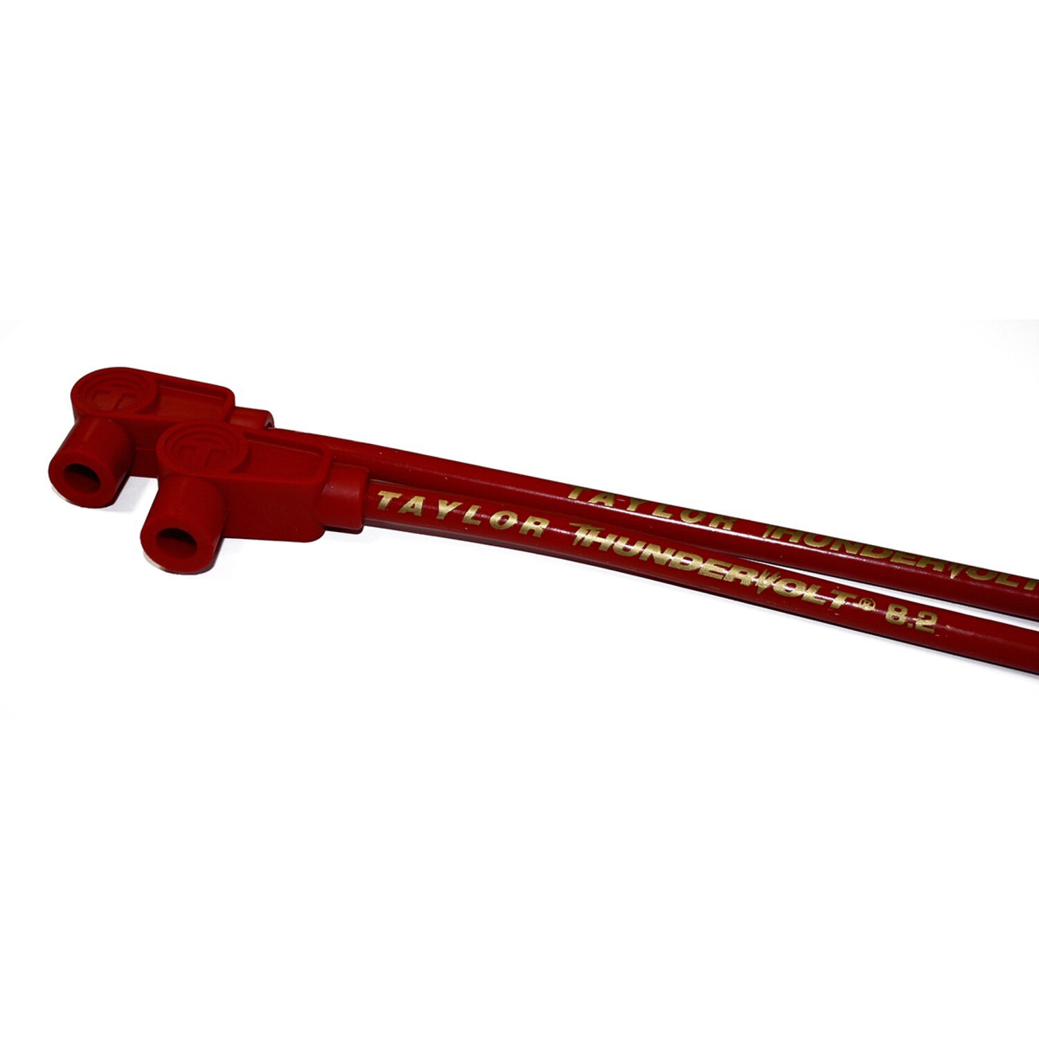 Red — Taylor, 8.2mm ThunderVolt spark plug wire set, Red