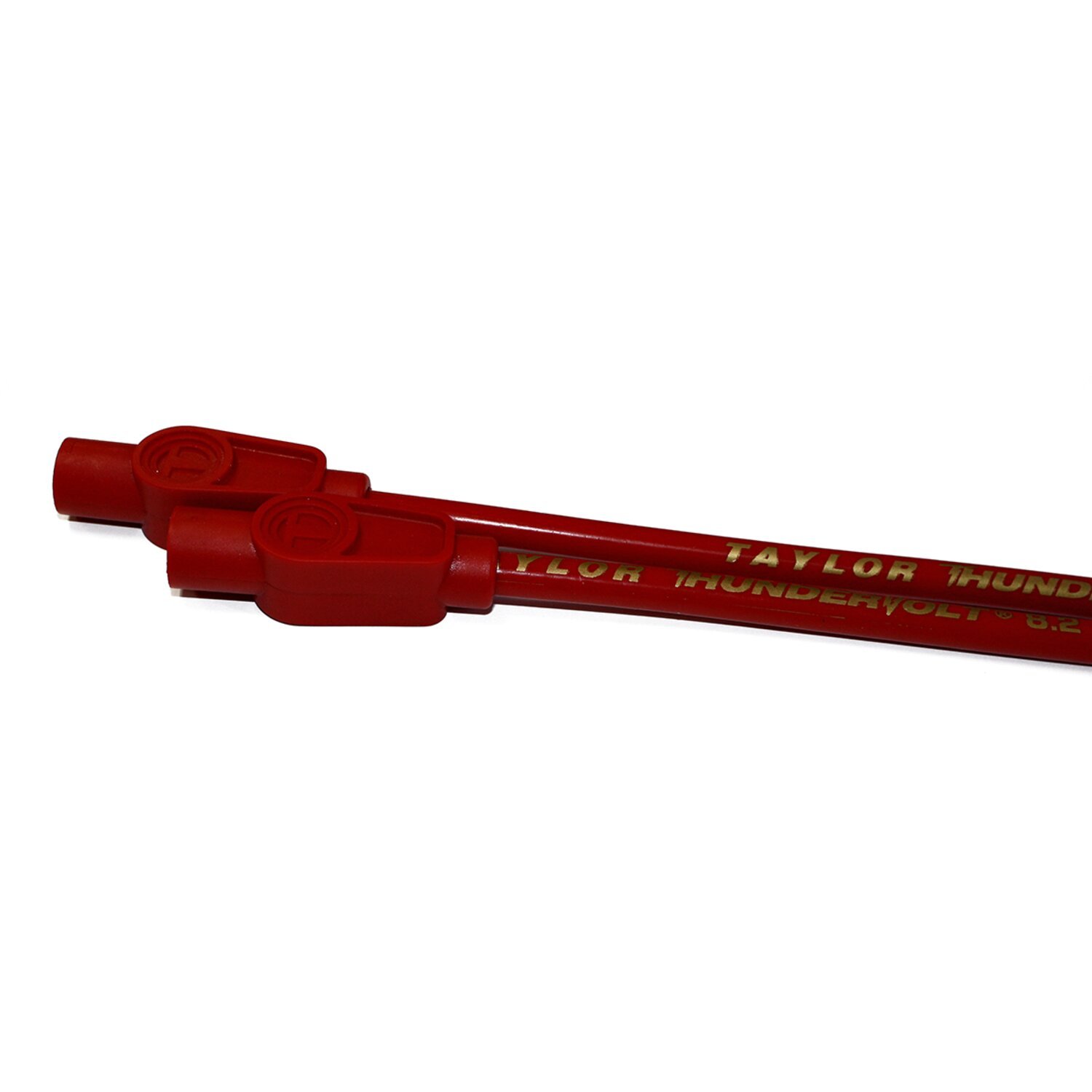 Red — Taylor, 8.2mm ThunderVolt spark plug wire set, Red
