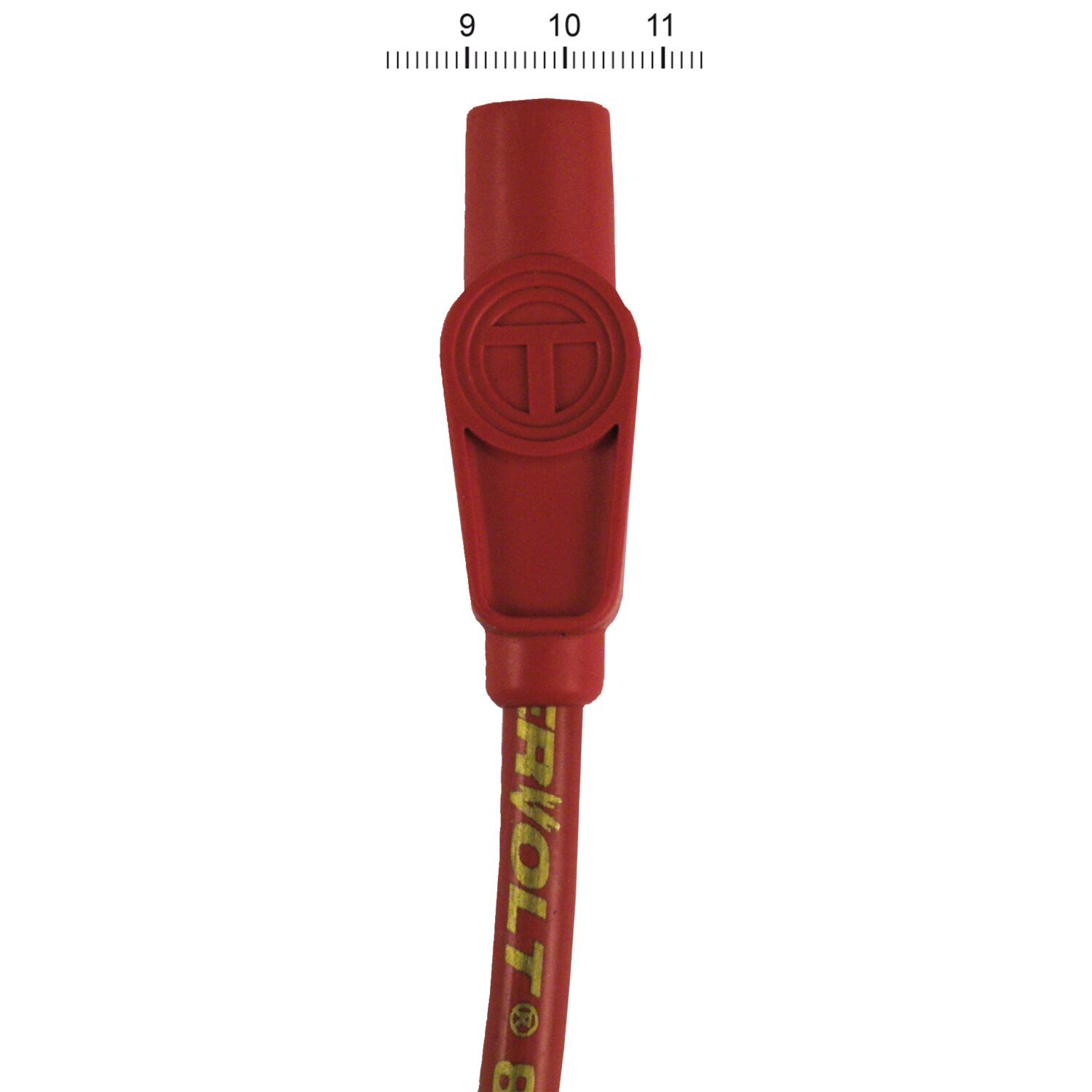 Red — Taylor, 8.2mm ThunderVolt spark plug wire set, Red
