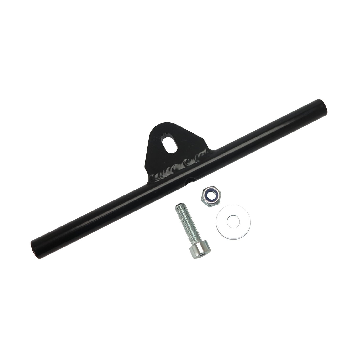 Westland Customs, front turn signal bracket 22cm. Black, Gloss