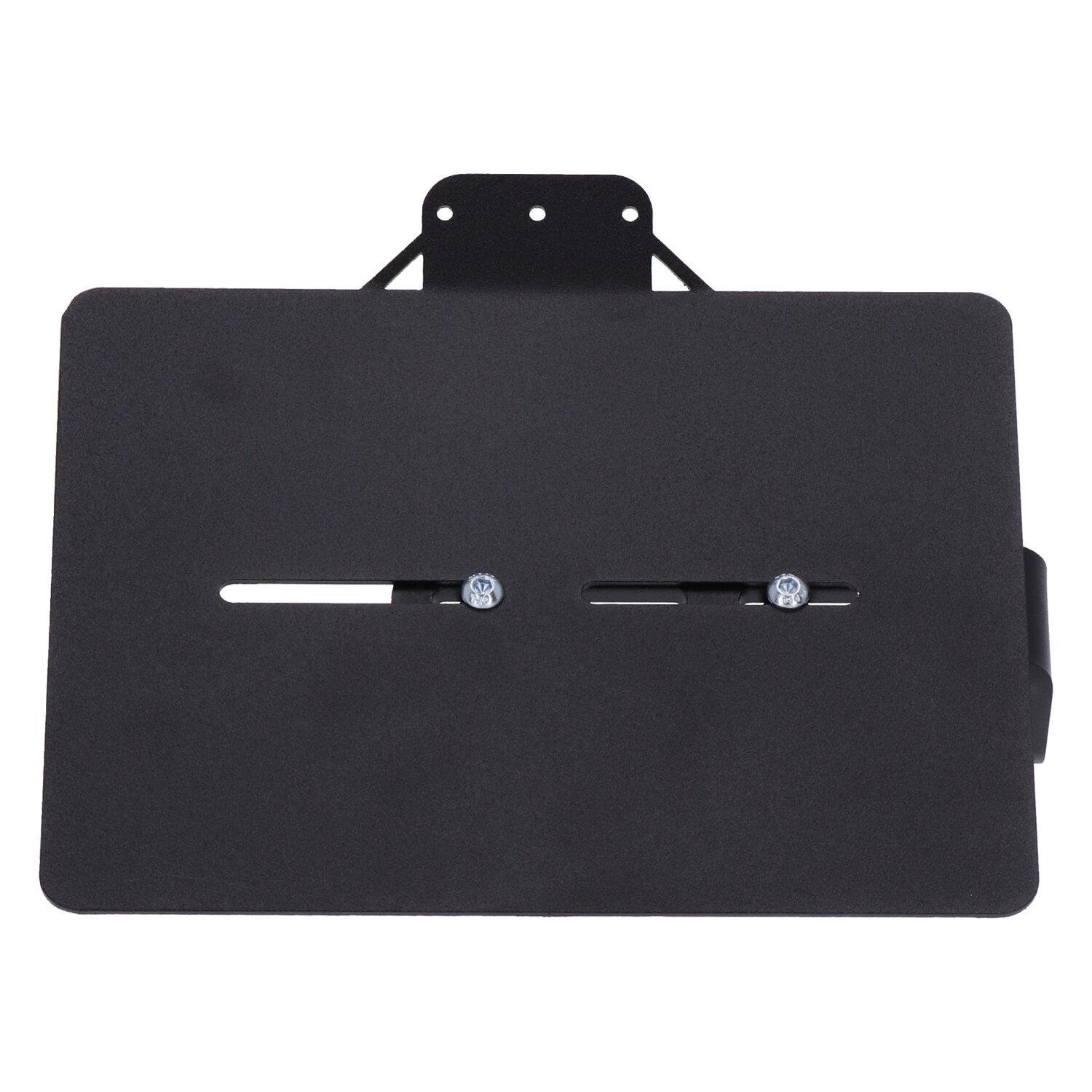 Westland Customs, side mount license plate bracket UK, Black, Wrinkle