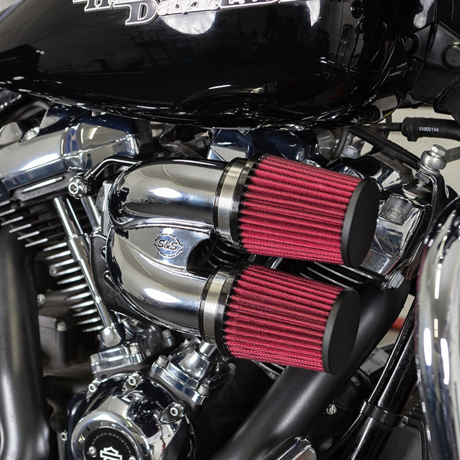 S&S, tuned induction air cleaner kit