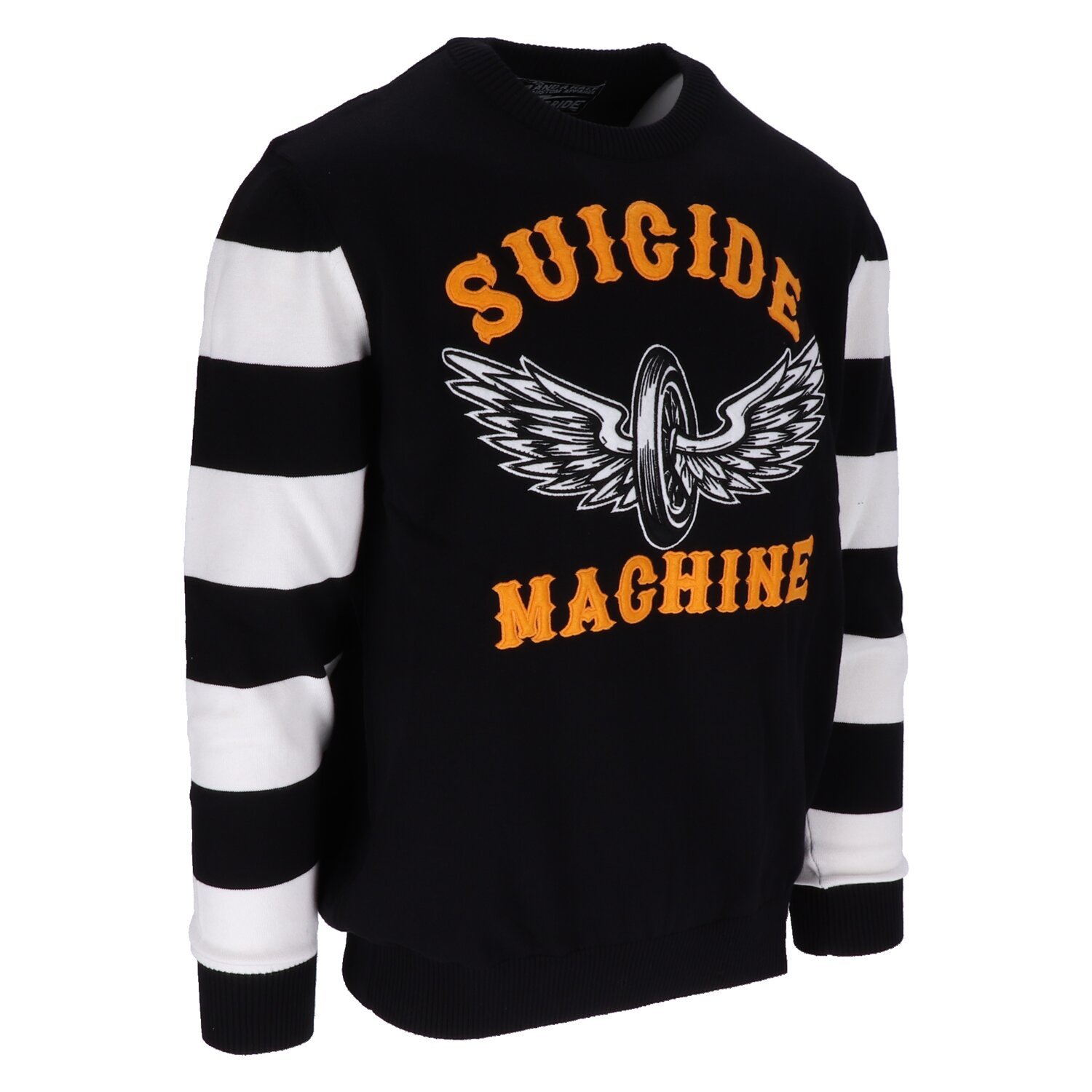 13 1/2 Outlaw Suicide Machine Sweater, Black, L