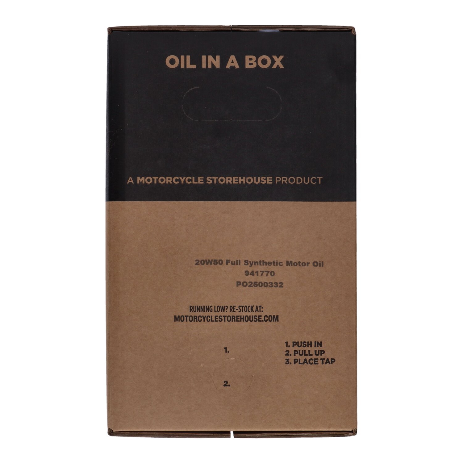 Vspec, 20W50 Full Synthetic motor oil. 20 liter box