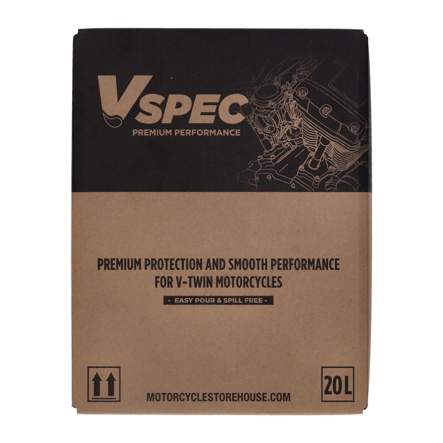 Vspec, Primary chain case oil. 20 liter box