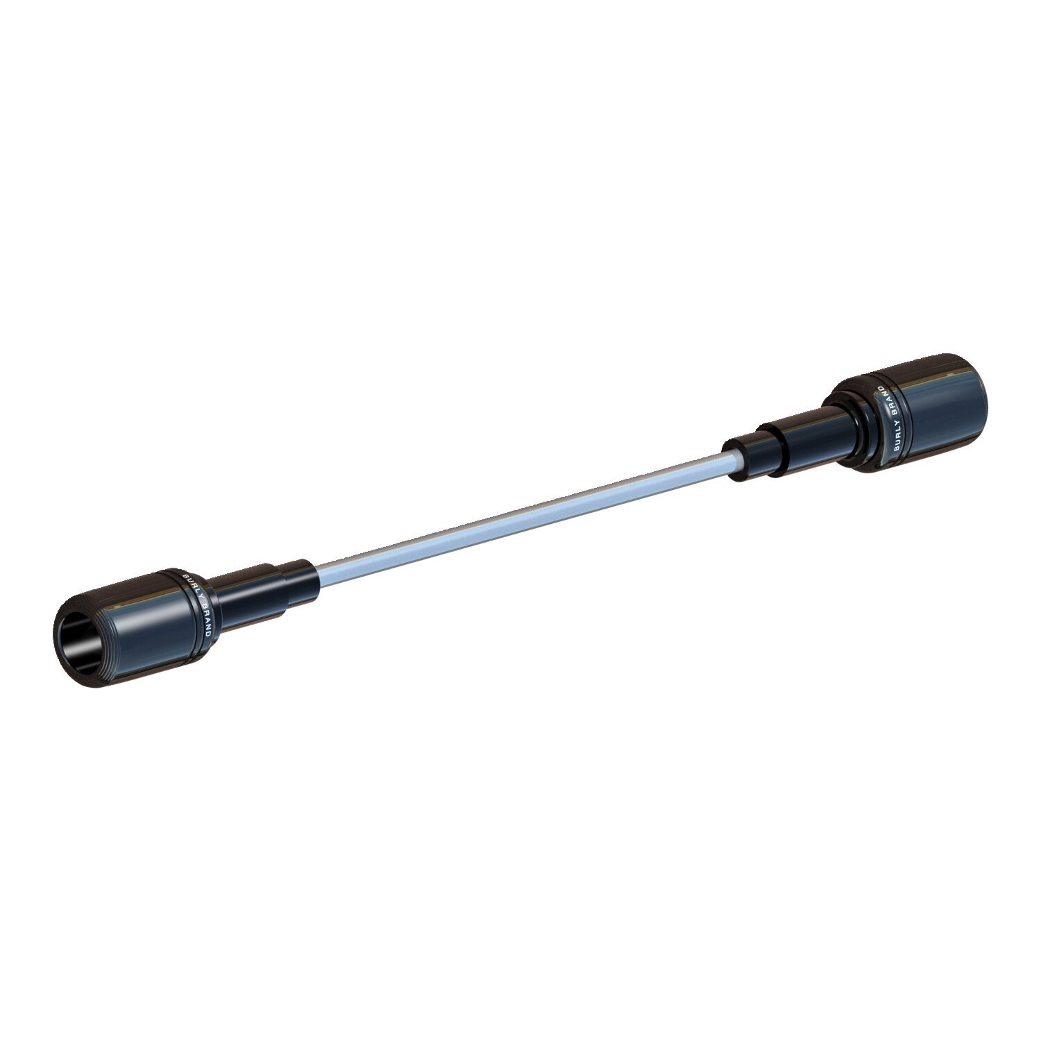 Burly, Crash Slider set. Front & rear, storm grey black tracker