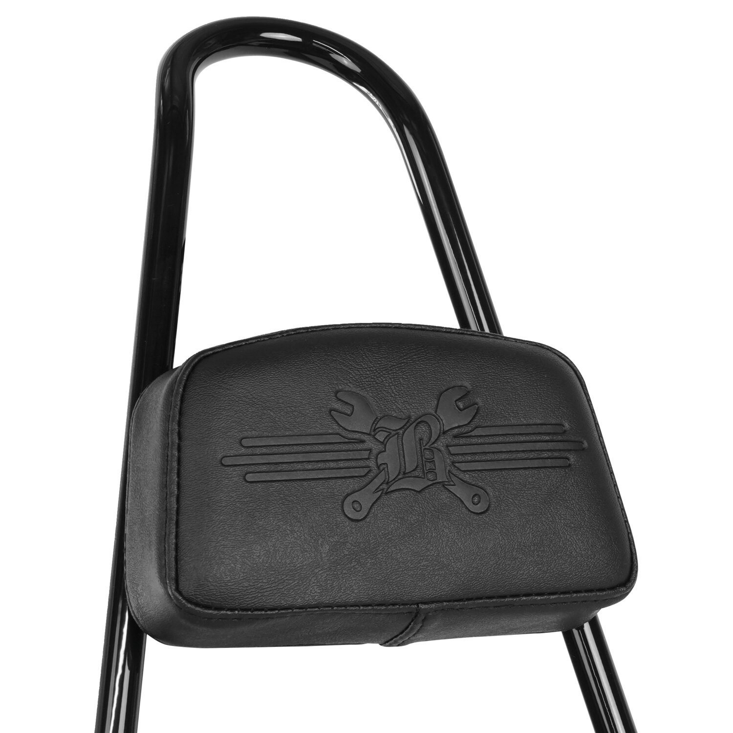 Burly, tall sissy bar with pad