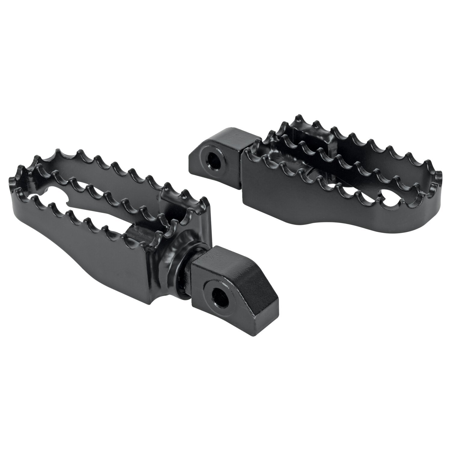 Burly, MX passenger foot peg set, Black, Satin