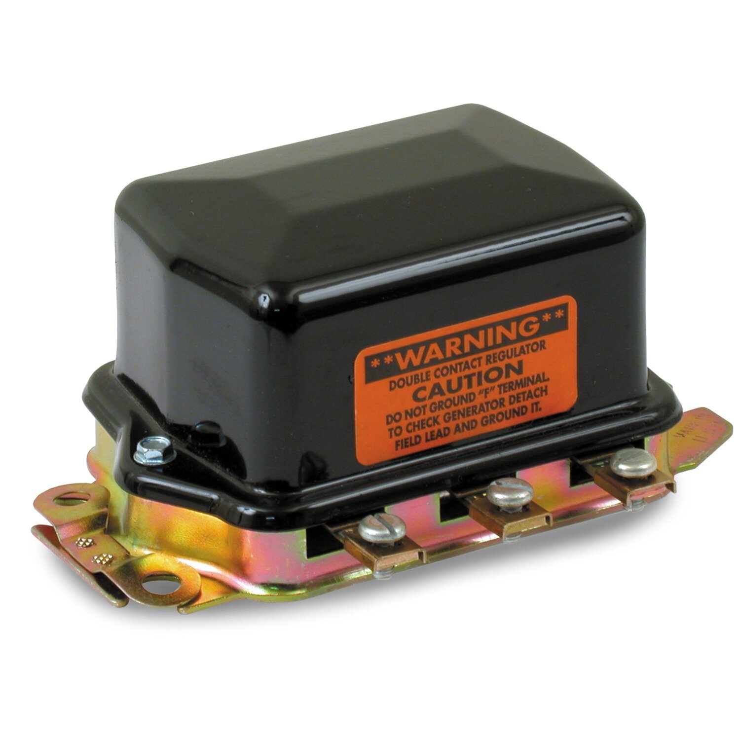 Standard Co., mechanical regulator 12V Delco style, Black