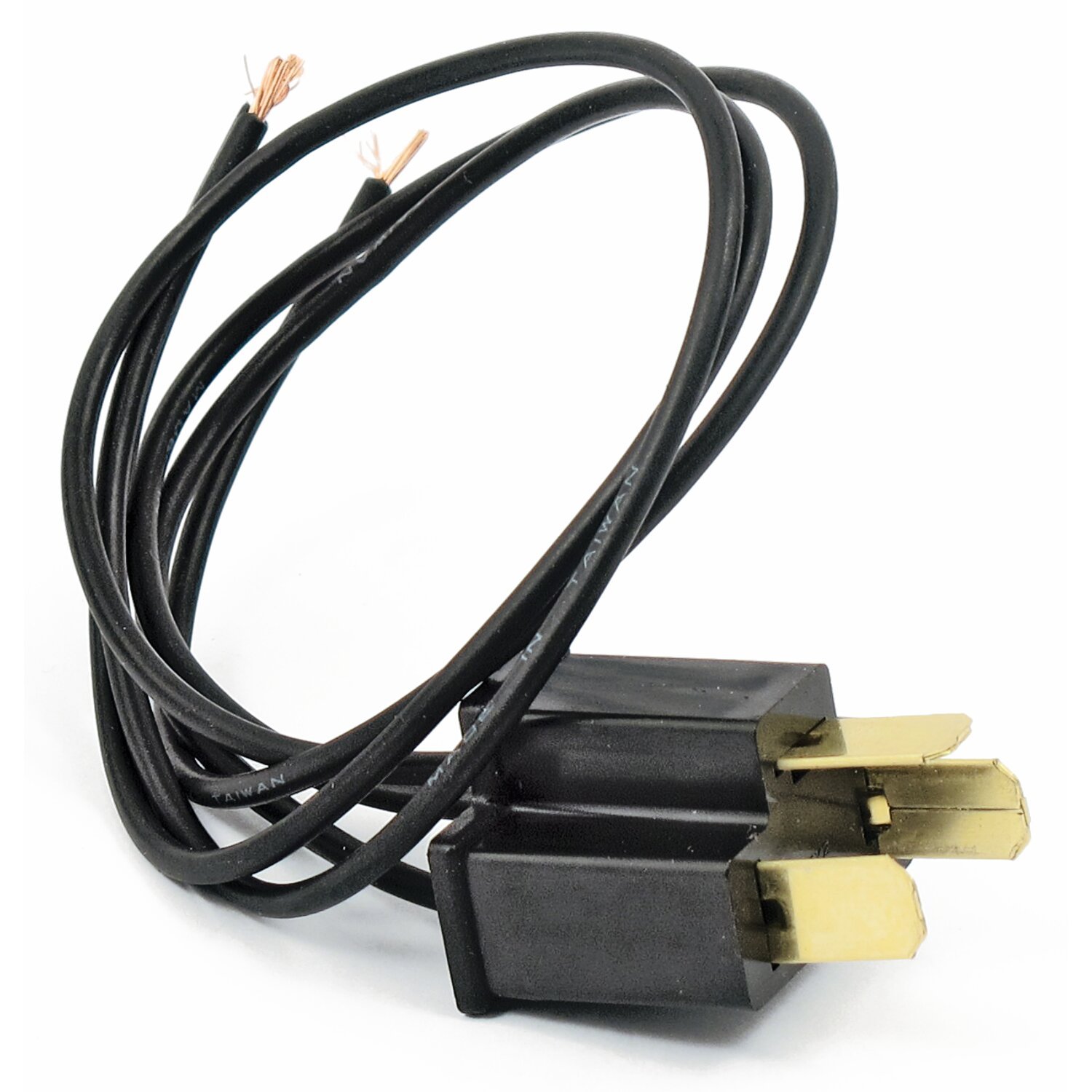 Standard Co., H4 headlamp wiring adapter plug, 3 prong. Male