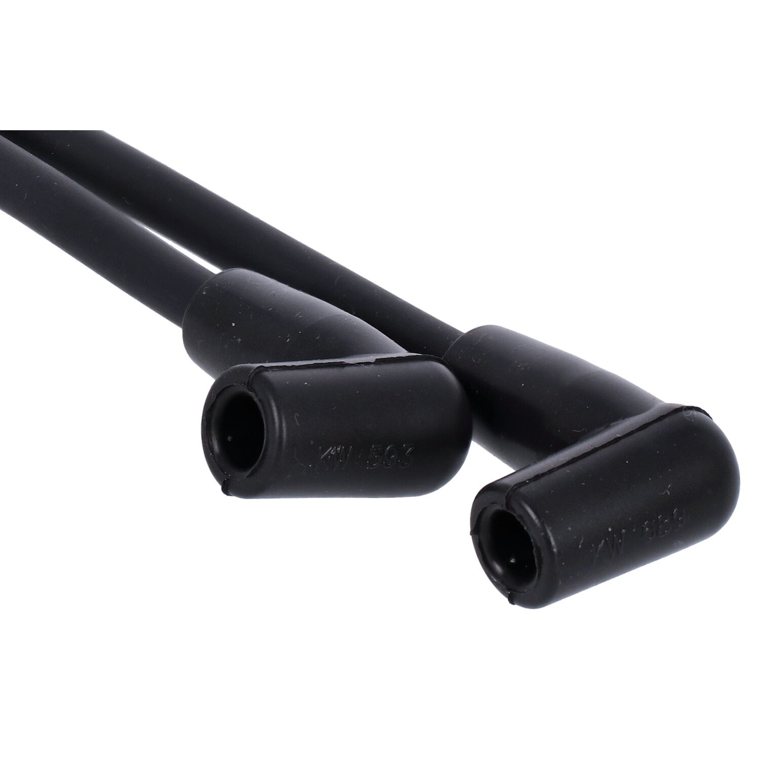 Blue Streak, XXX spark plug wire set. Black, white print