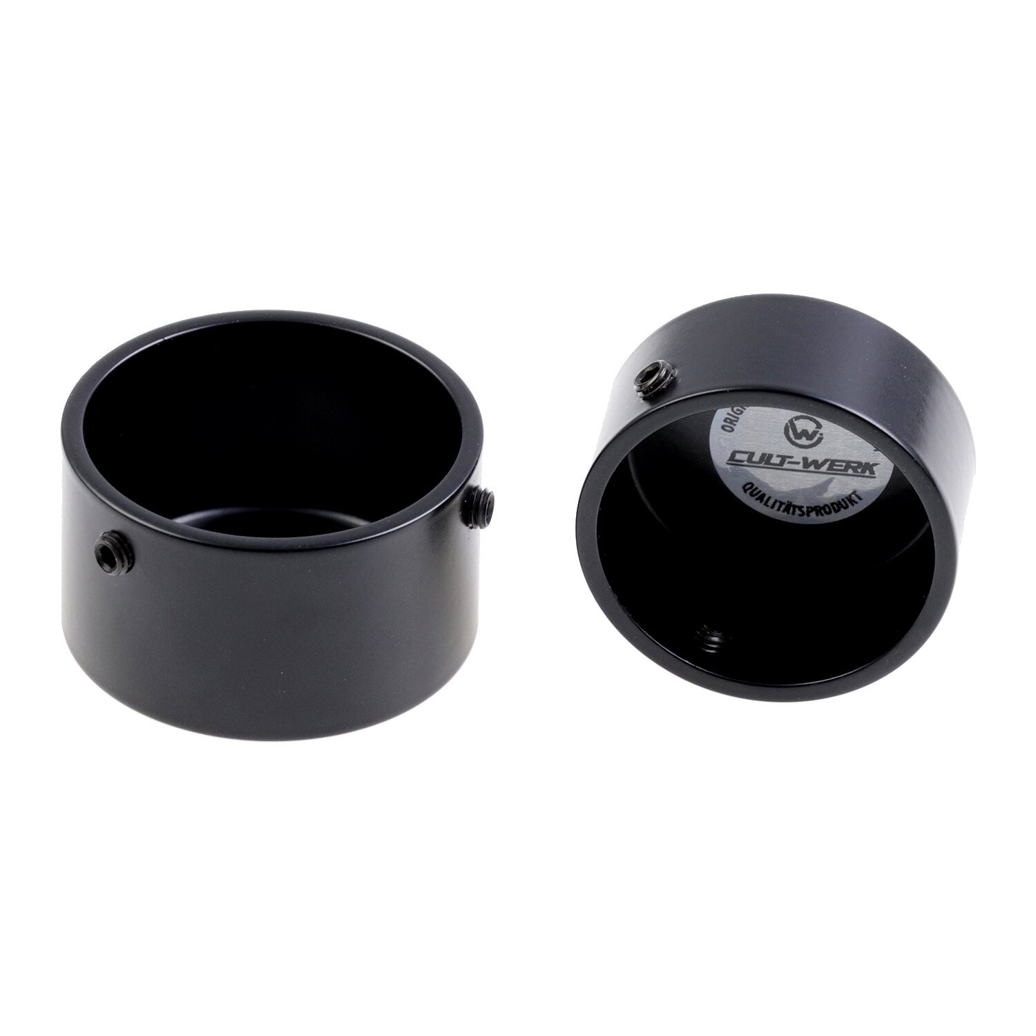 Cult-Werk, rear axle cover kit, Black, Gloss