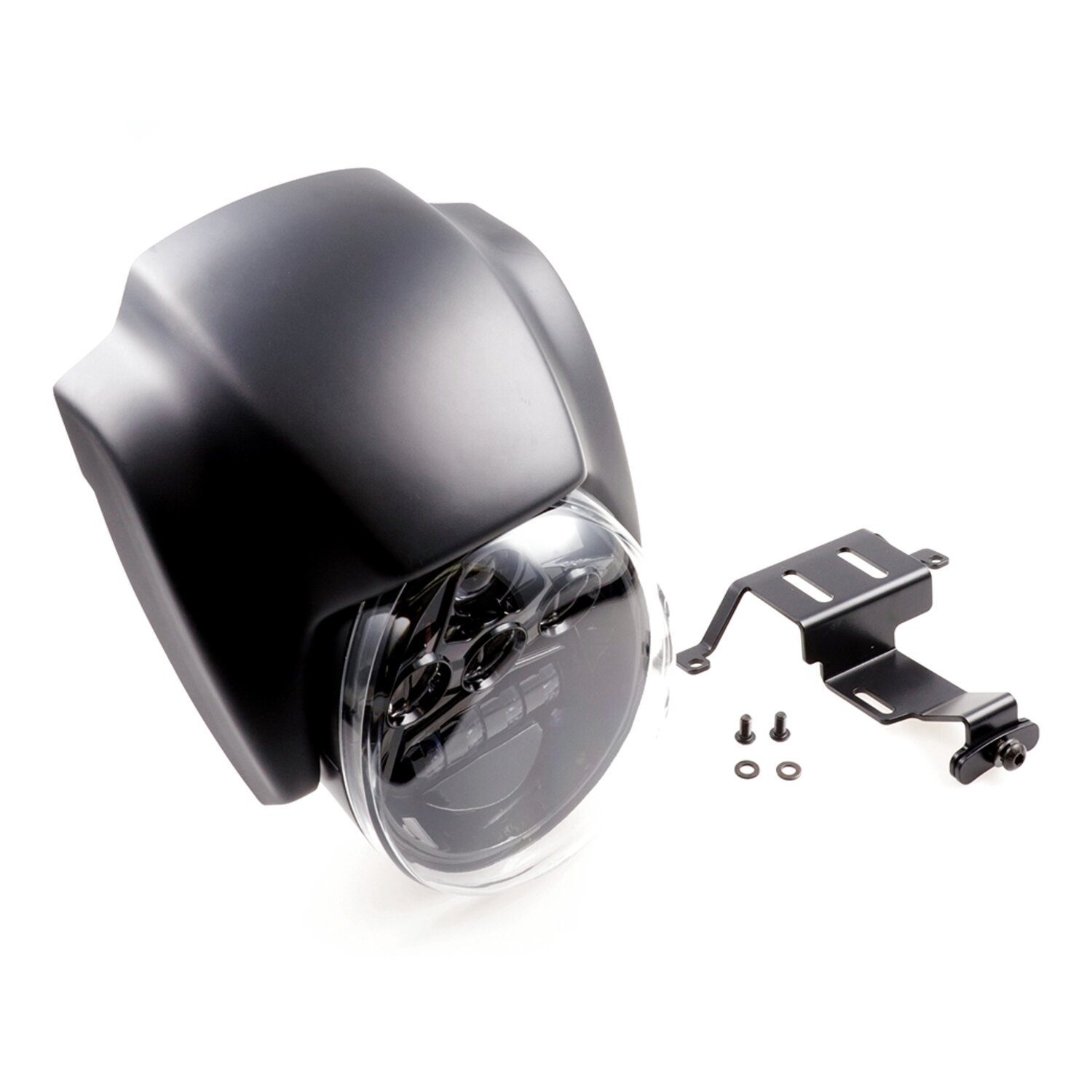 Cult-Werk, headlamp & mask kit "NRS style, Black, Matte