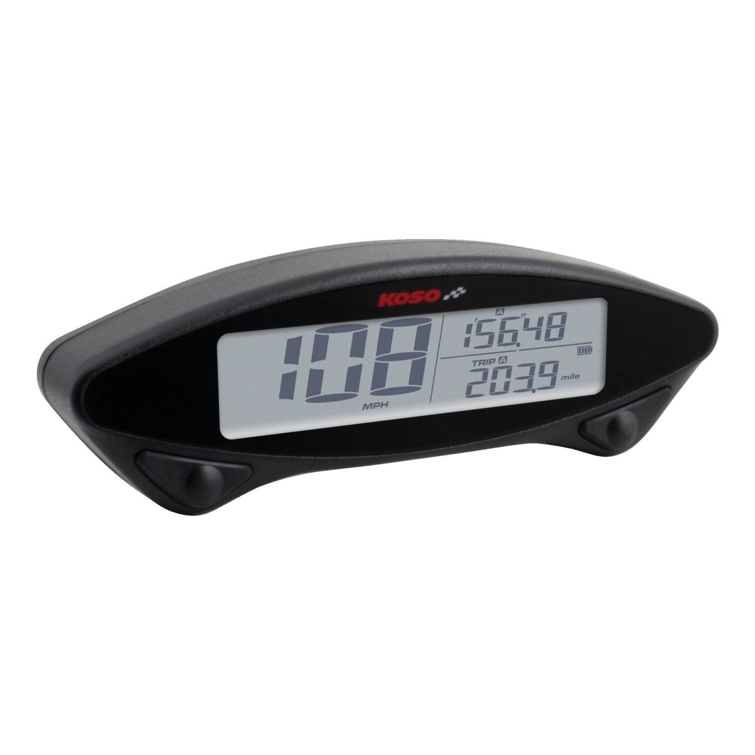 KOSO, DB EX-02 multifunctional speedometer, Black