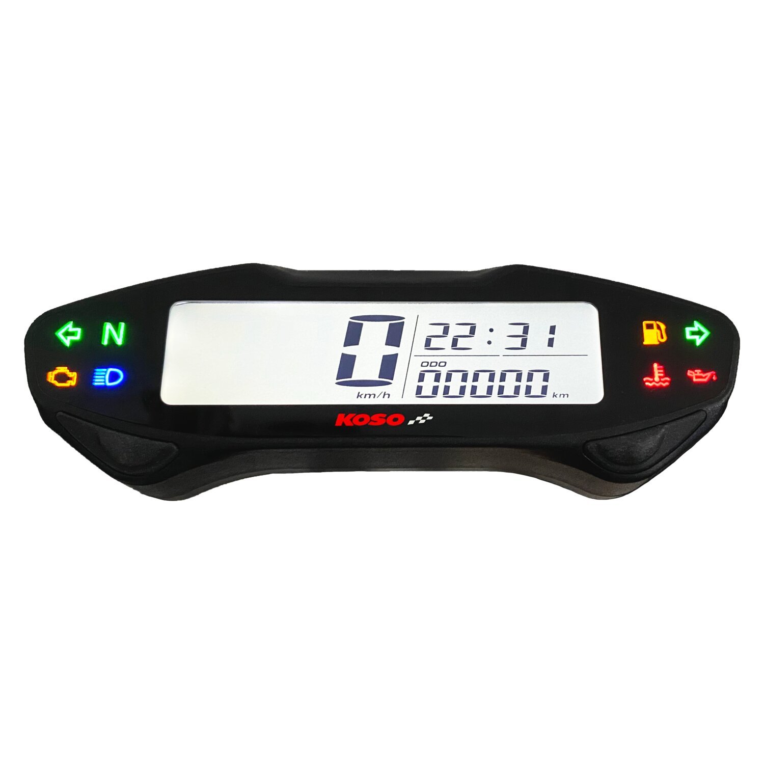 Koso, DB EX-03 multifunctional speedometer, Black