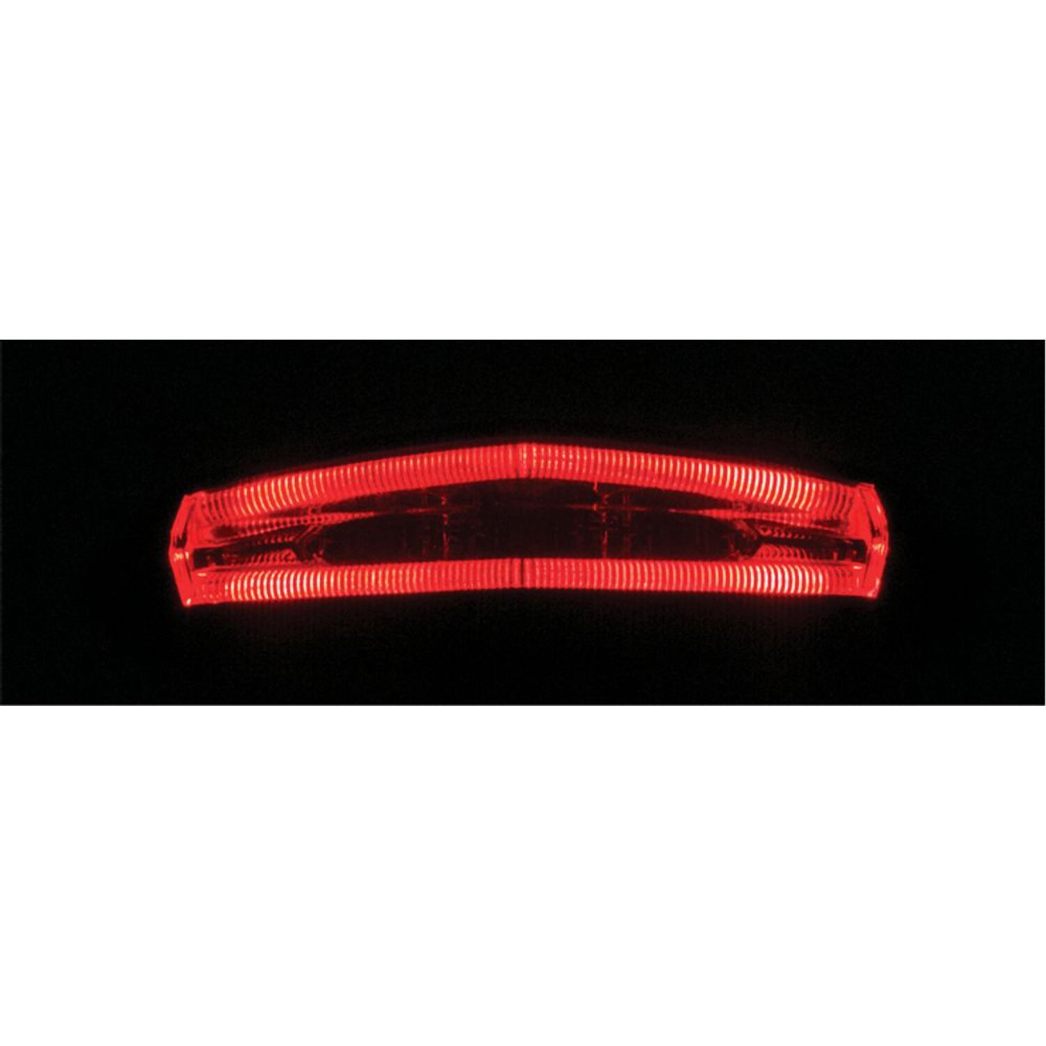 KOSO, 'GT-01 Mini' LED taillight. Red lens, Black