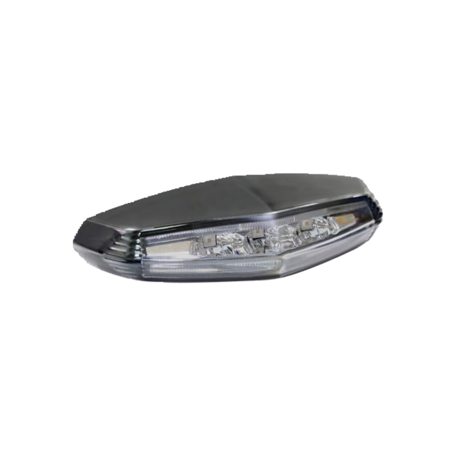 KOSO, 'GT-01 Mini' LED taillight. Smoke lens, Black