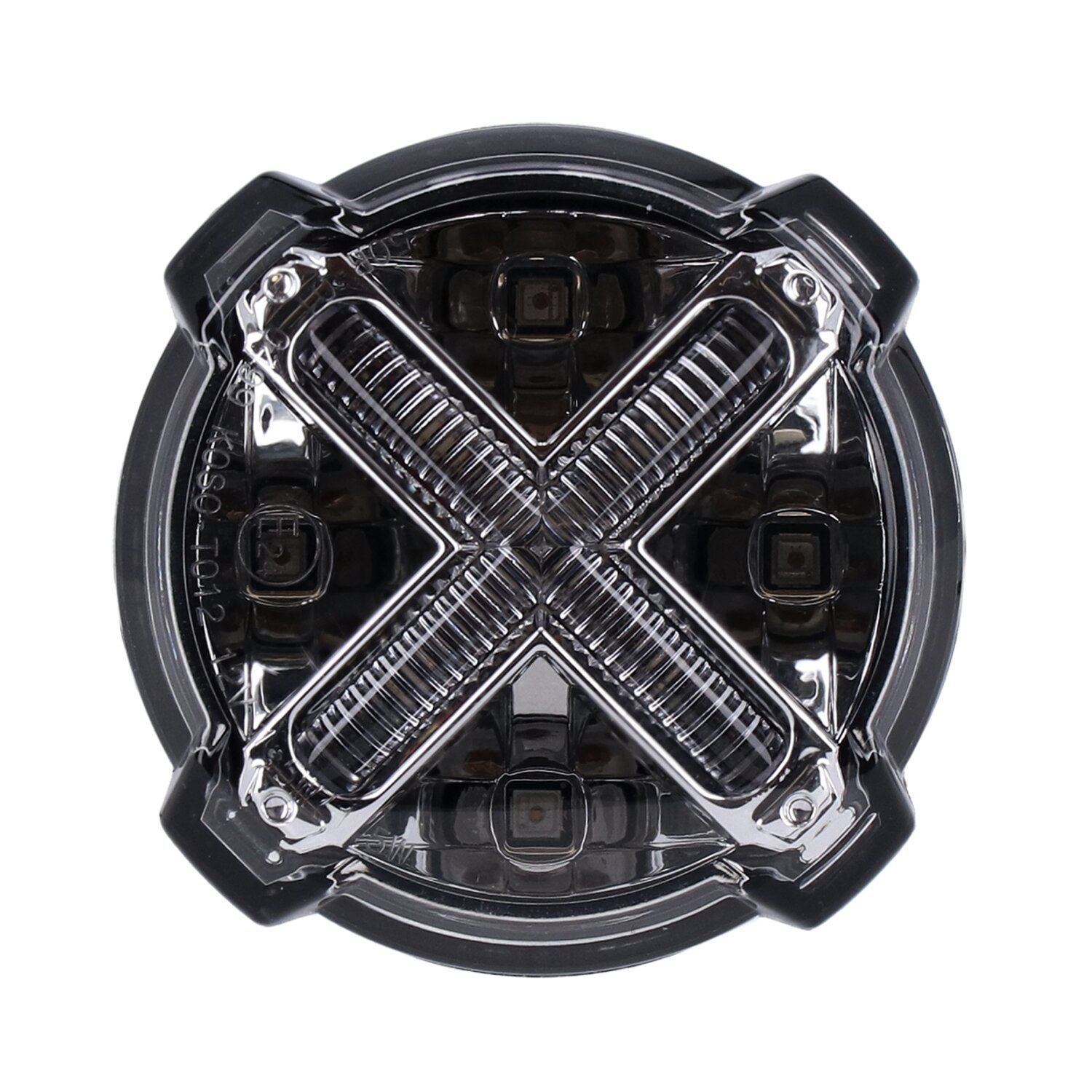 KOSO, 'GT-02' LED taillight. Clear lens, Black